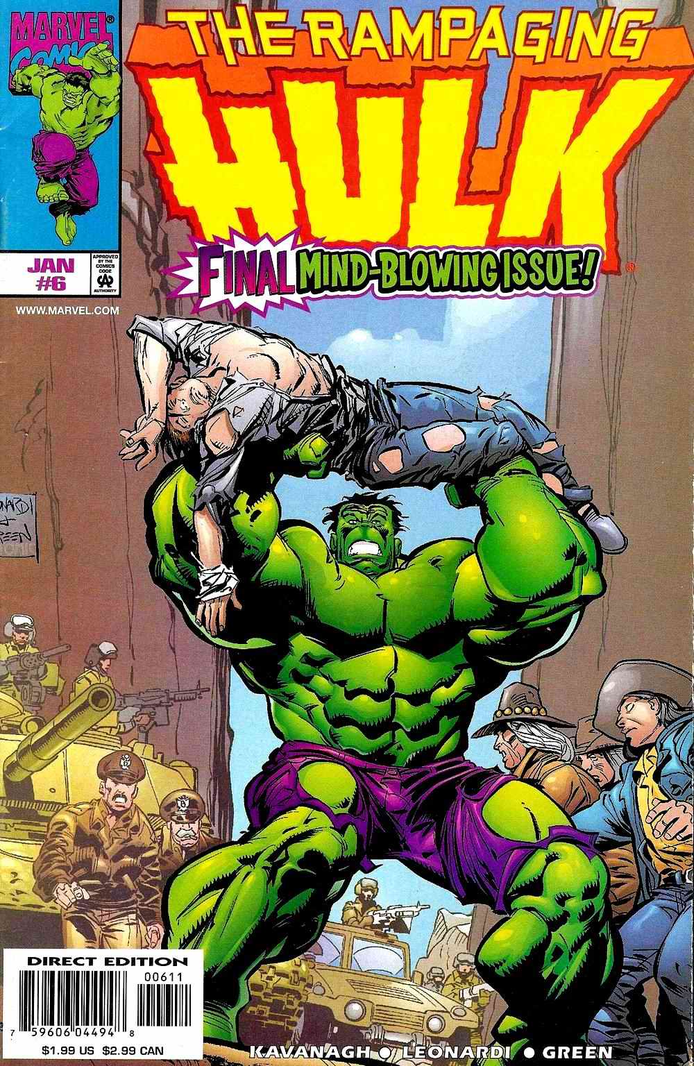 Read online The Rampaging Hulk (1998) comic -  Issue #6 - 1