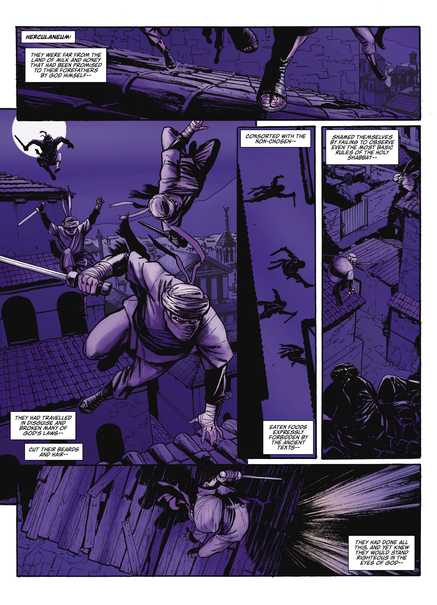 Read online Aquila: The Burning Fields comic -  Issue # TPB - 65