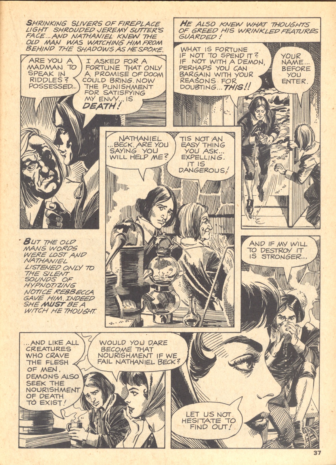 Read online Creepy (1964) comic -  Issue #30 - 37
