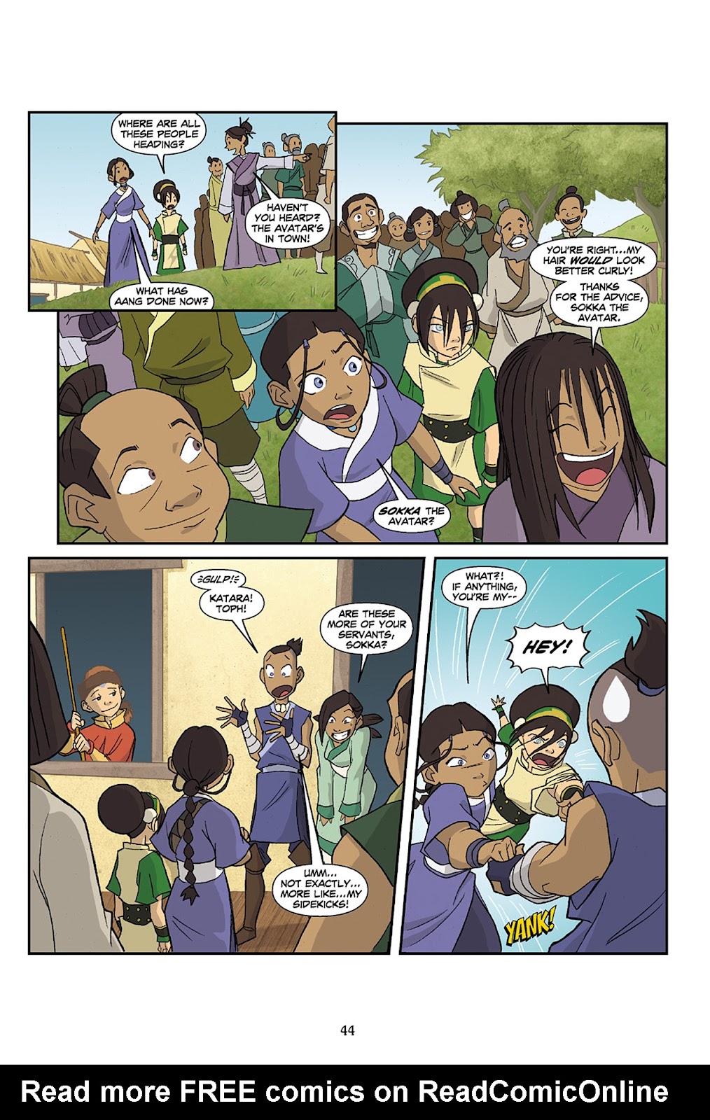 Nickelodeon Avatar: The Last Airbender - The Lost Adventures issue Full - Page 45