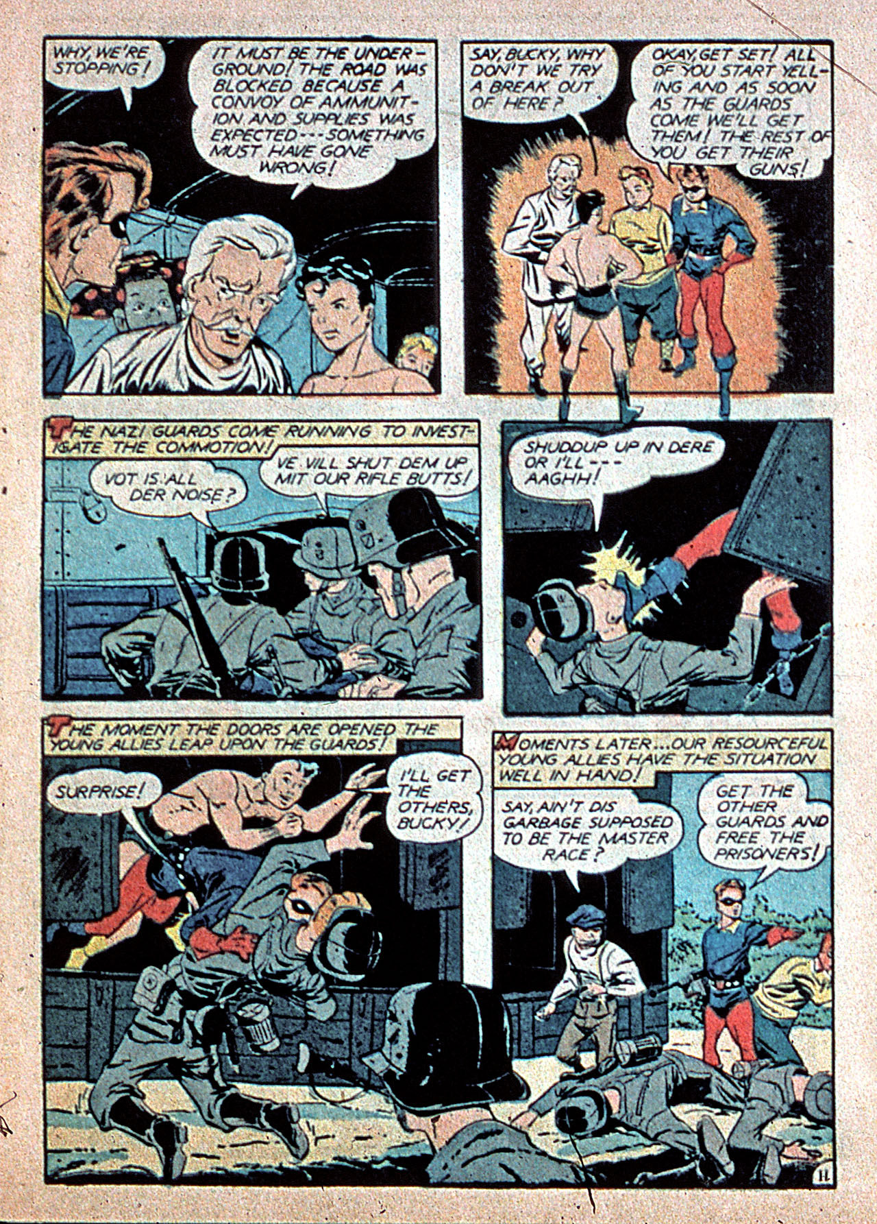 Read online Young Allies Comics comic -  Issue #11 - 74