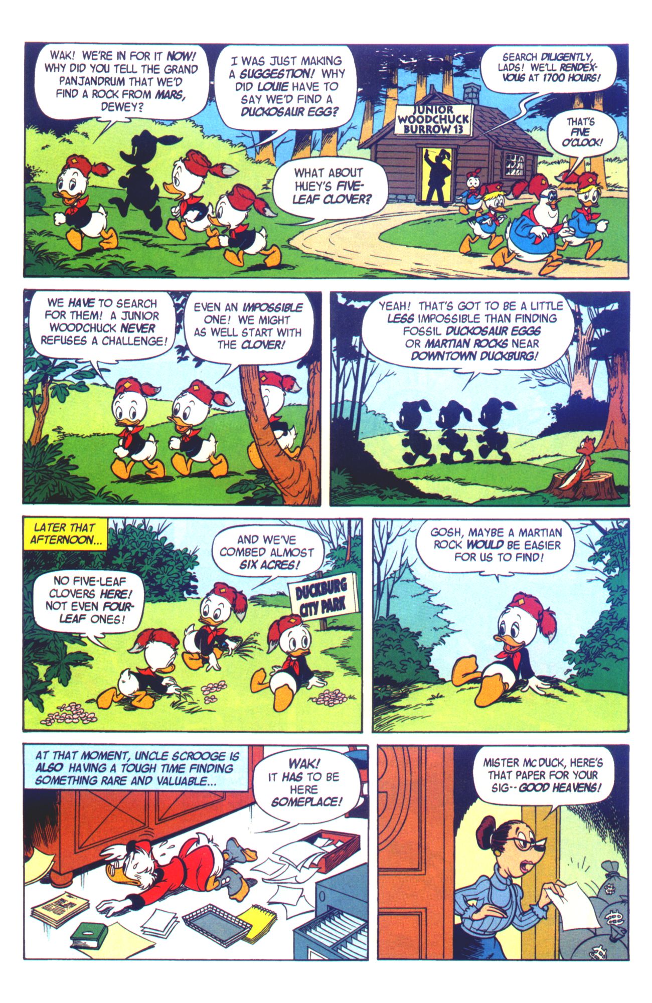 Read online Walt Disney's Junior Woodchucks Limited Series comic -  Issue #1 - 17