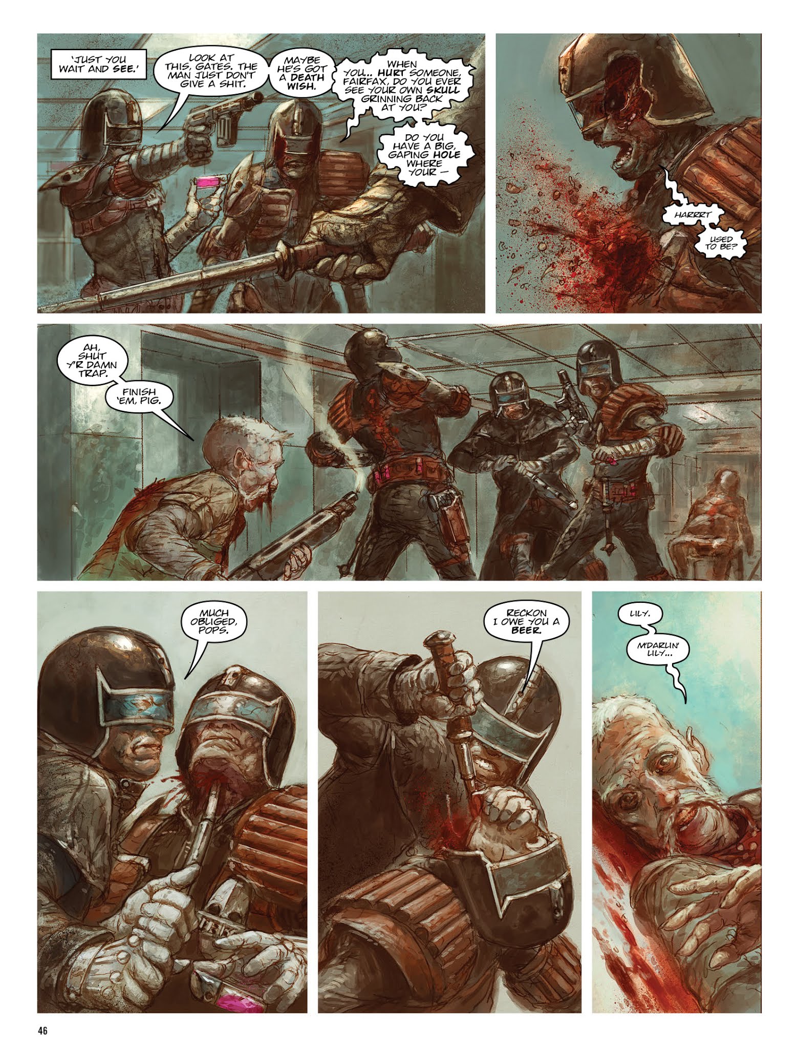 Read online The Dark Judges: The Fall of Deadworld comic -  Issue # TPB - 47