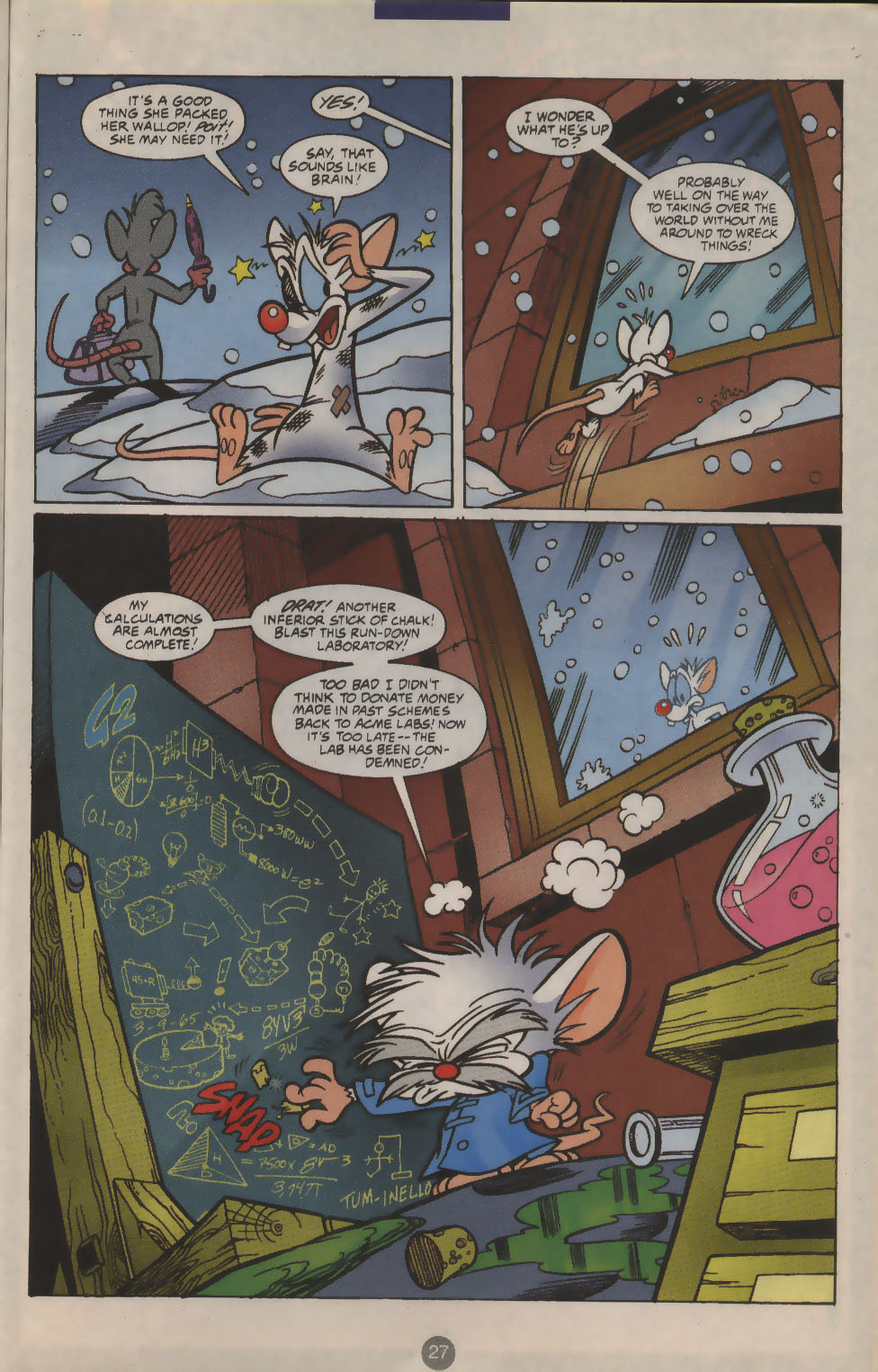 Read online Pinky and The Brain comic -  Issue #19 - 21