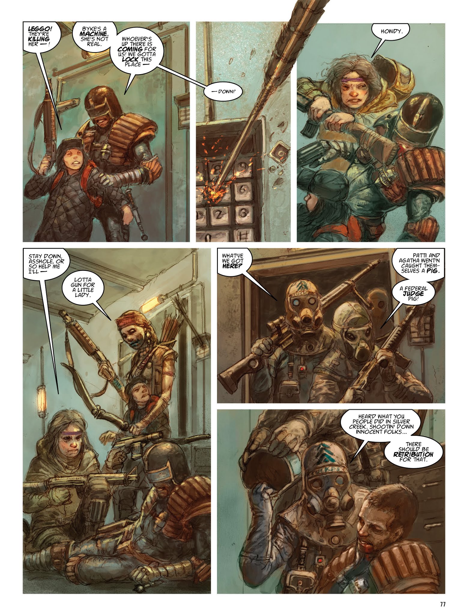 Read online The Dark Judges: The Fall of Deadworld comic -  Issue # TPB - 78