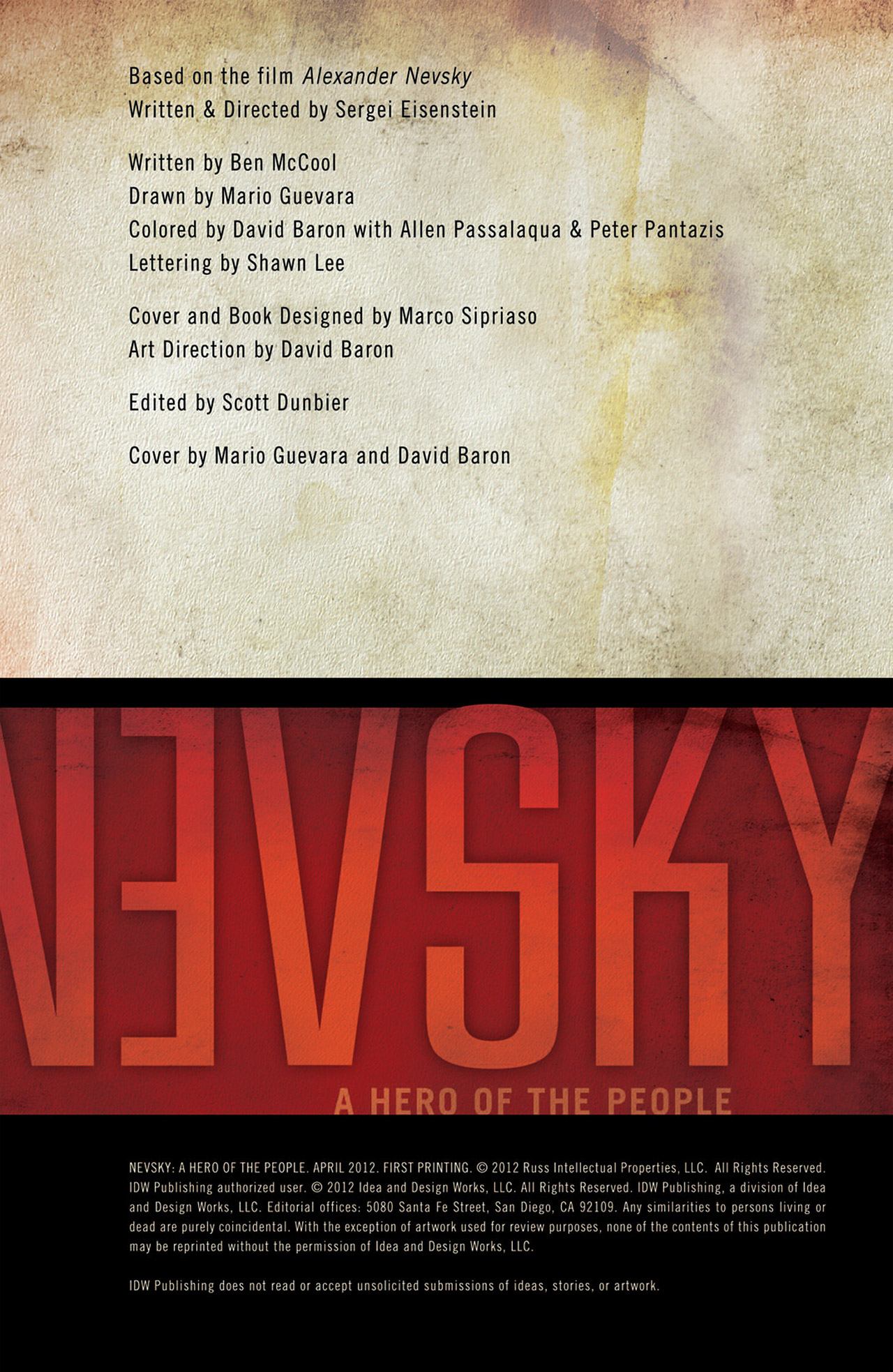 Read online Nevsky: A Hero of the People comic -  Issue # TPB - 3