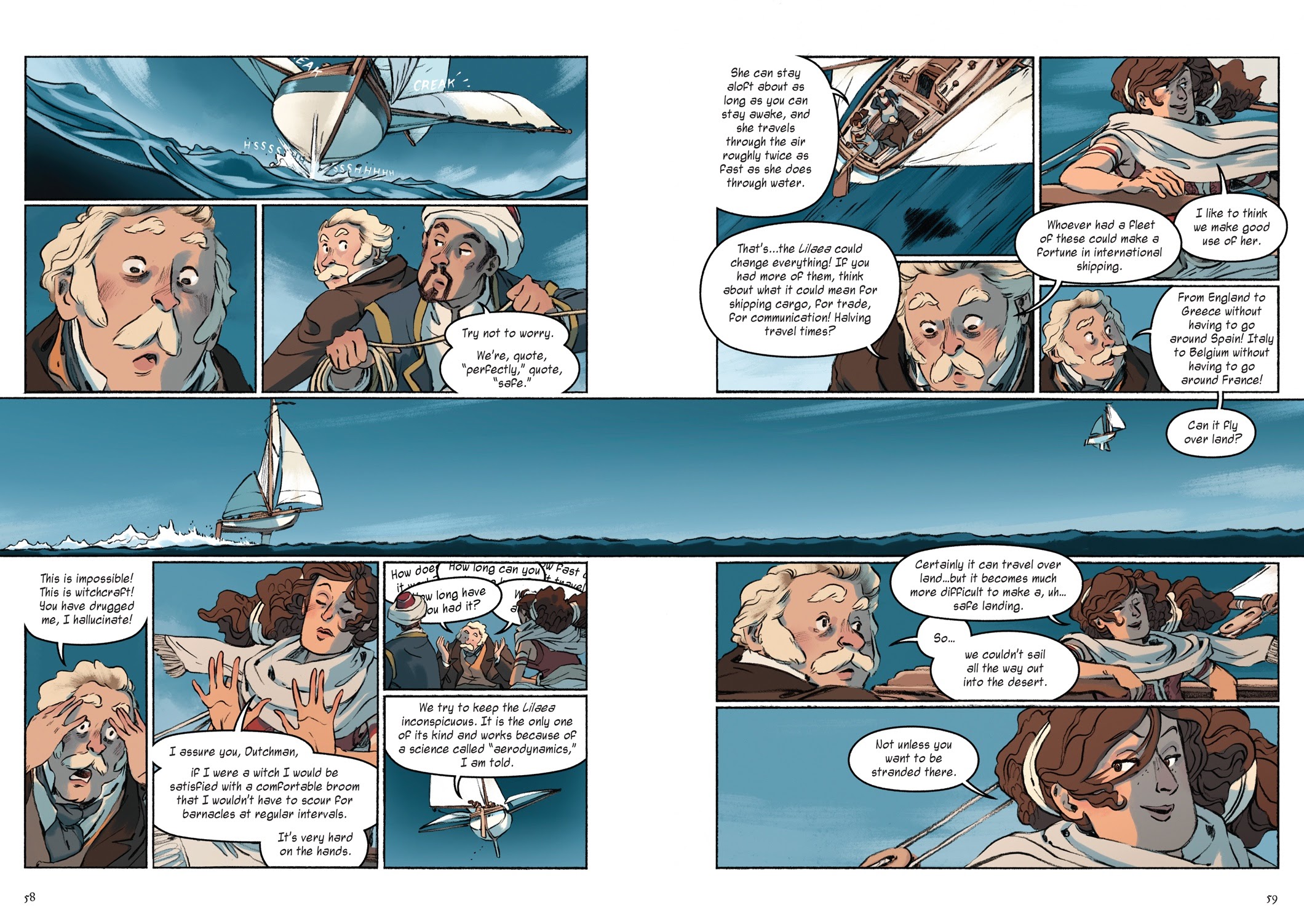 Read online Delilah Dirk and the Pillars of Hercules comic -  Issue # TPB (Part 1) - 58