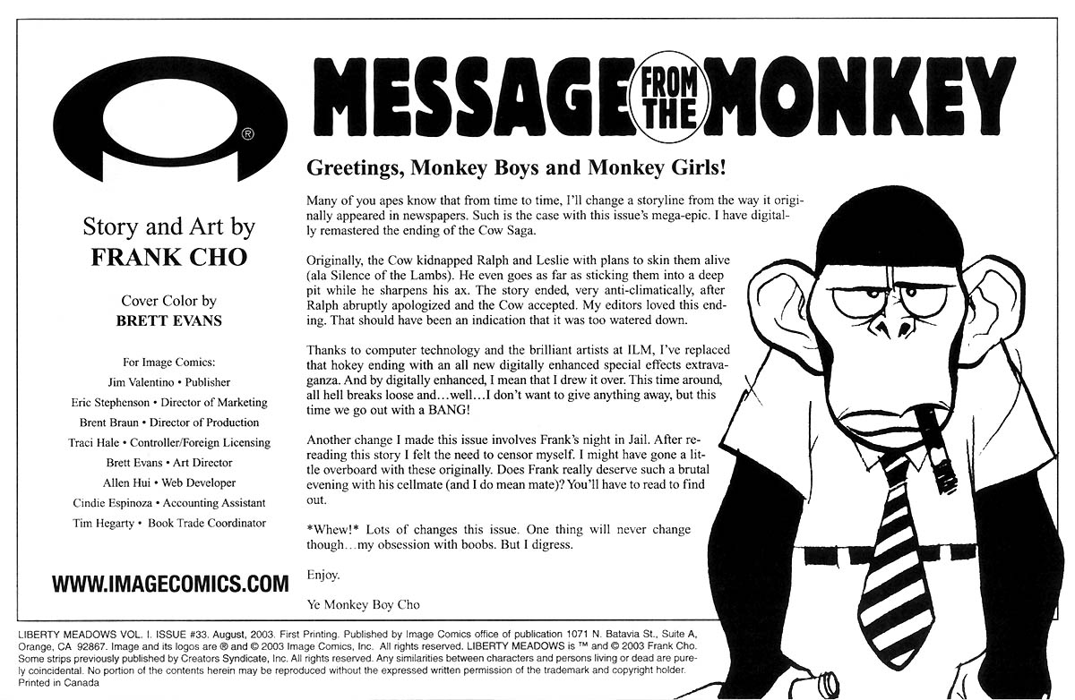 Read online Liberty Meadows comic -  Issue #33 - 3