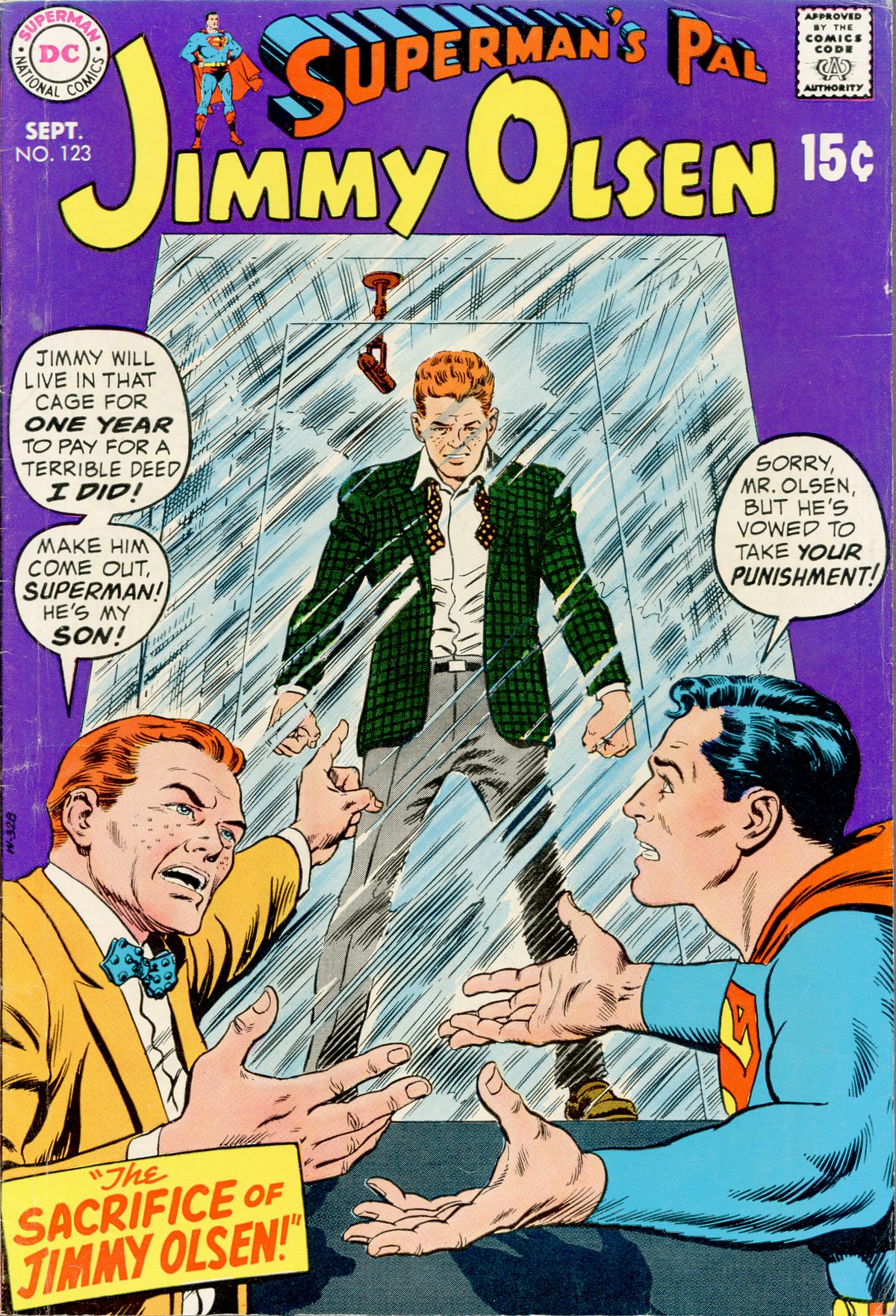 Read online Superman's Pal Jimmy Olsen comic -  Issue #123 - 1