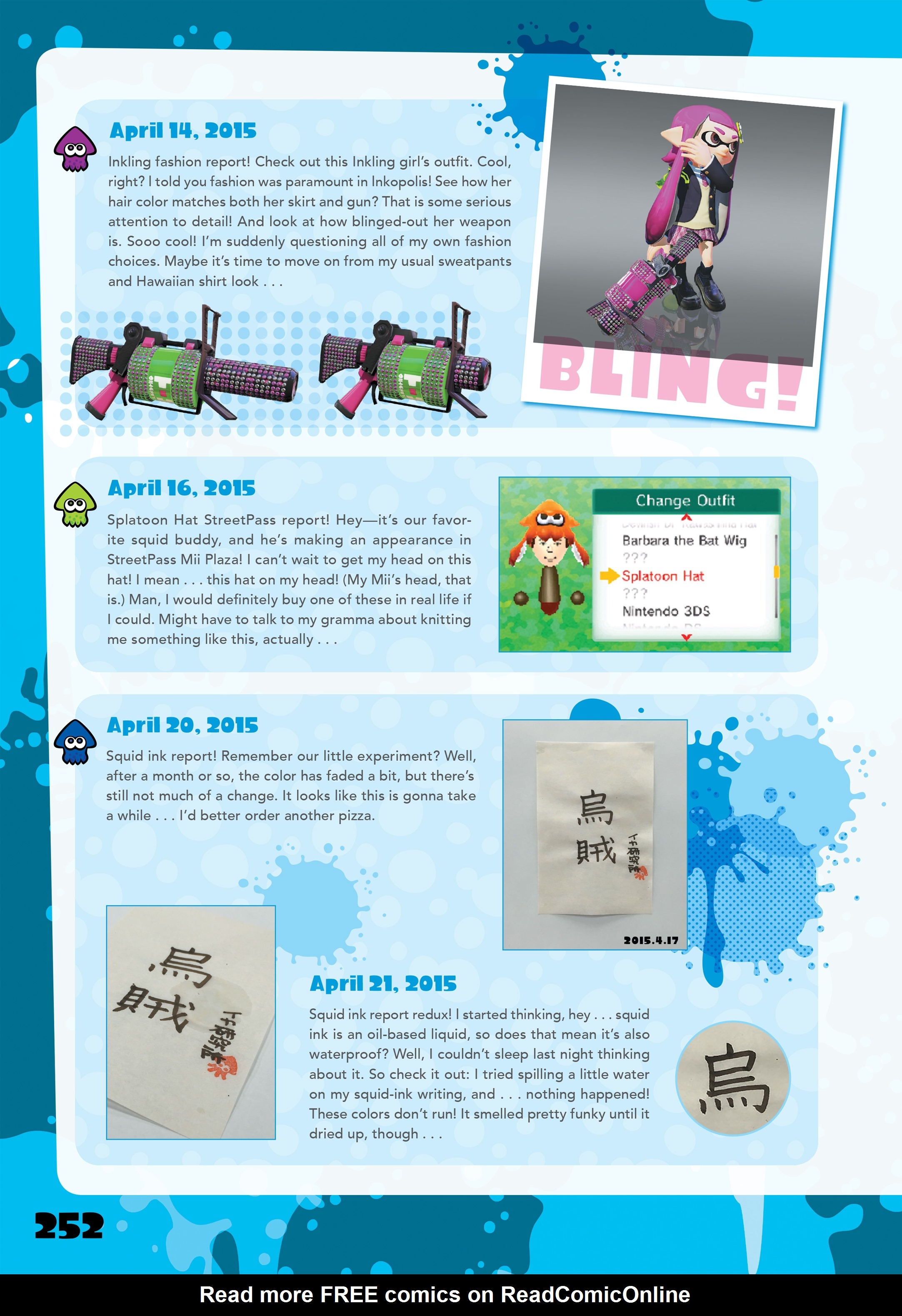 Read online The Art of Splatoon comic -  Issue # TPB (Part 3) - 22
