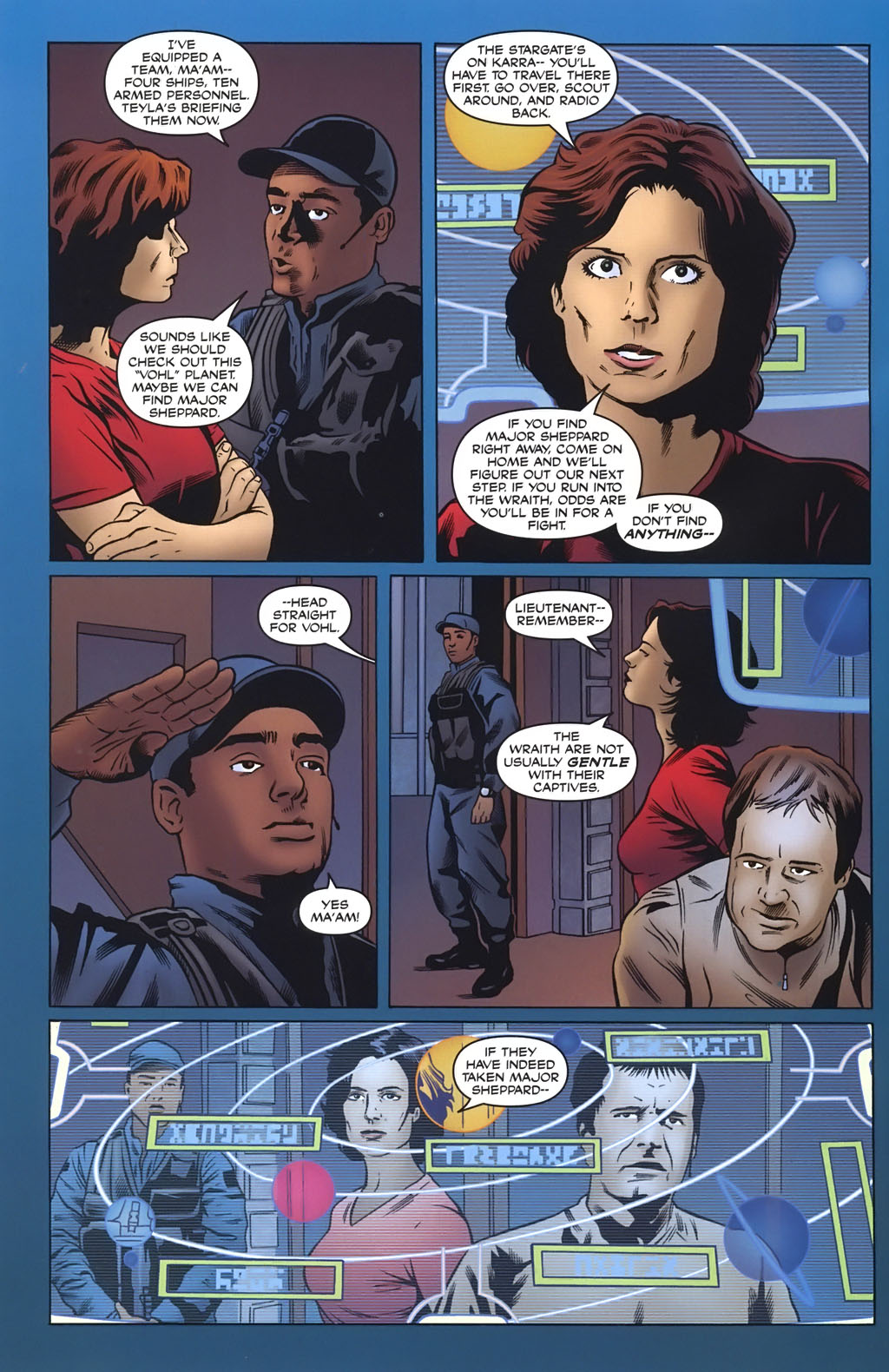 Read online Stargate Atlantis: Wraithfall comic -  Issue #2 - 6