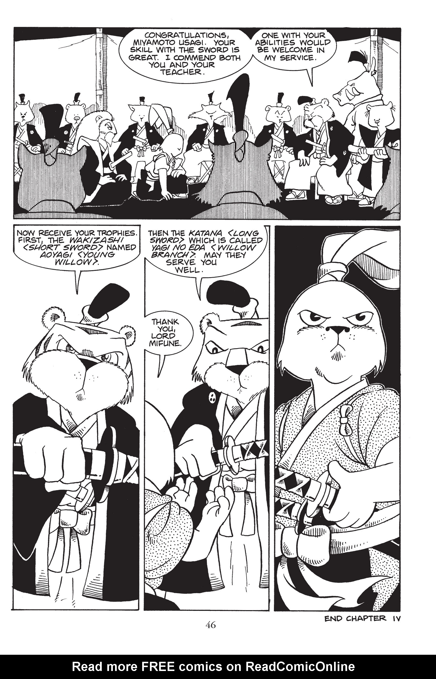 Read online Usagi Yojimbo (1987) comic -  Issue # _TPB 2 - 48