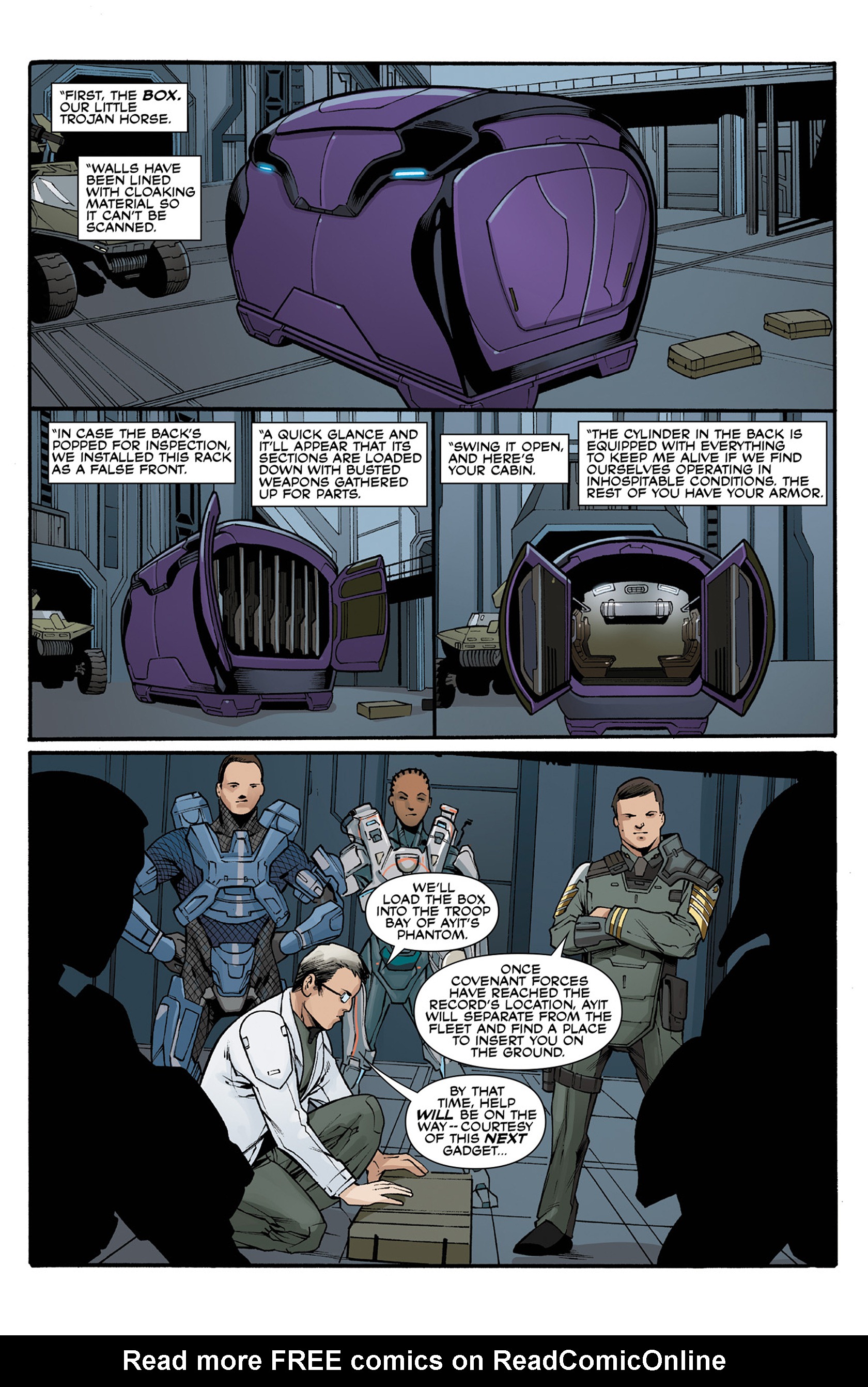 Read online Halo: Escalation comic -  Issue #19 - 14