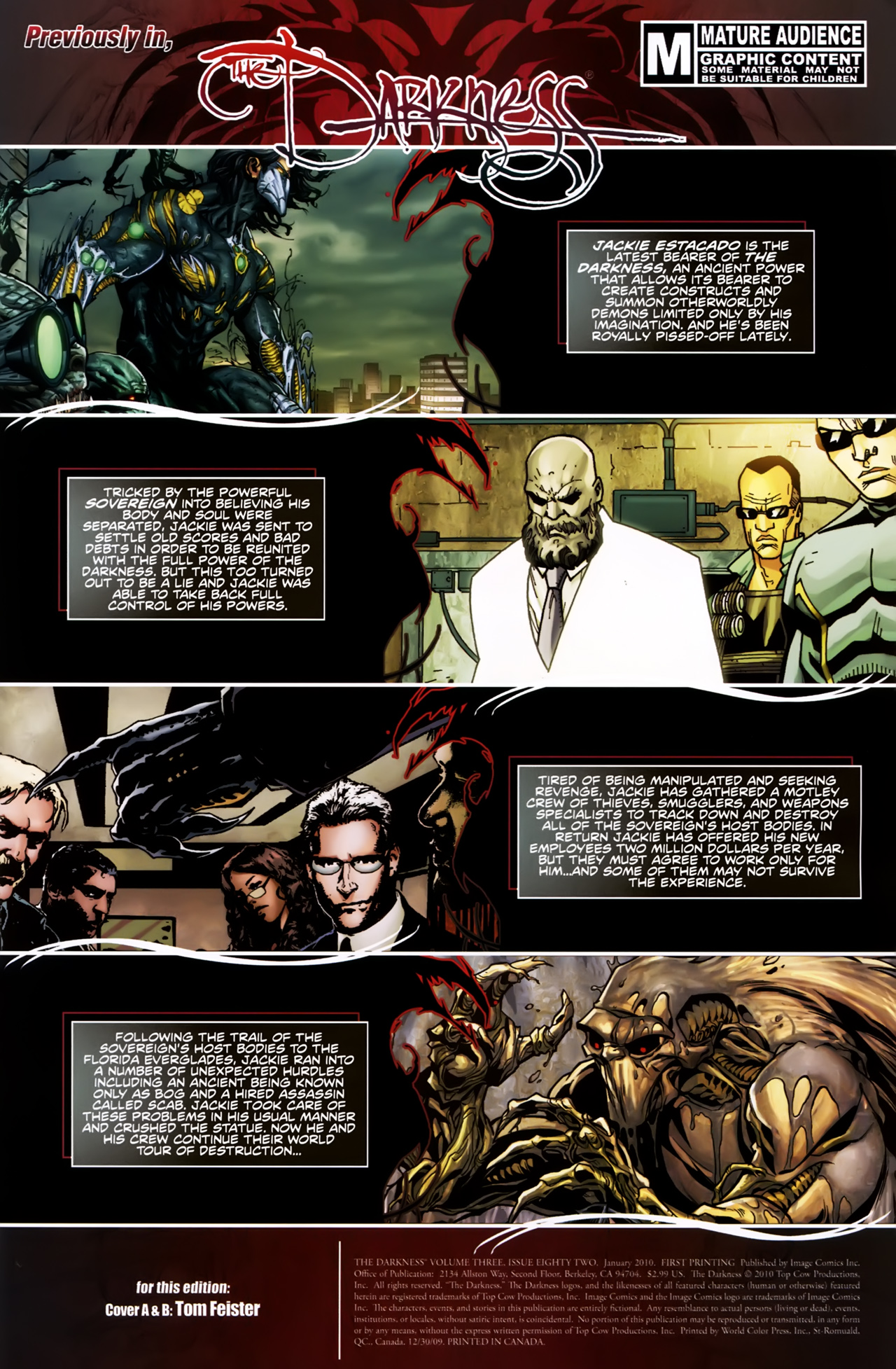 Read online The Darkness (2007) comic -  Issue #82 - 2