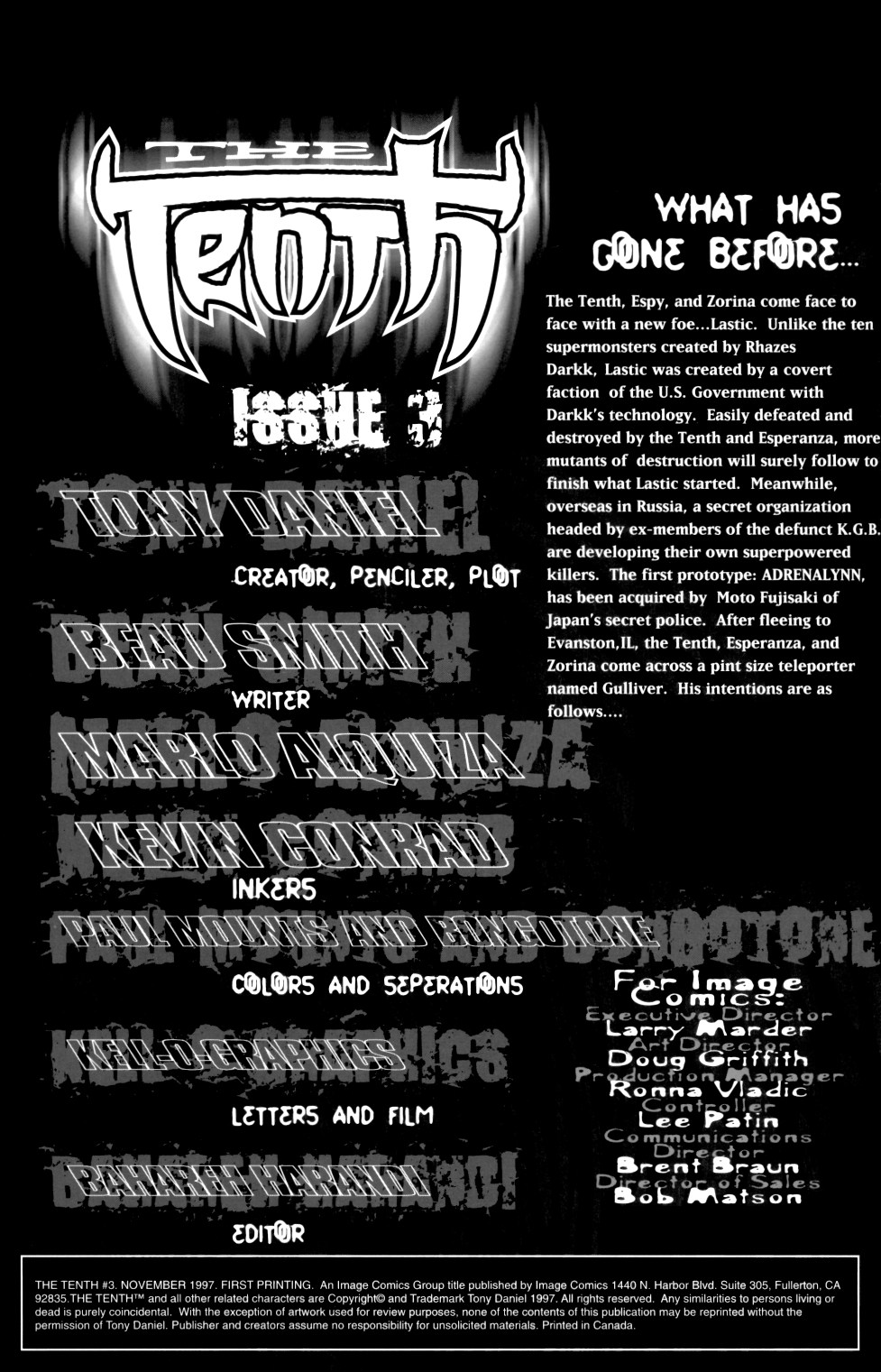 Read online The Tenth [II] comic -  Issue #3 - 2