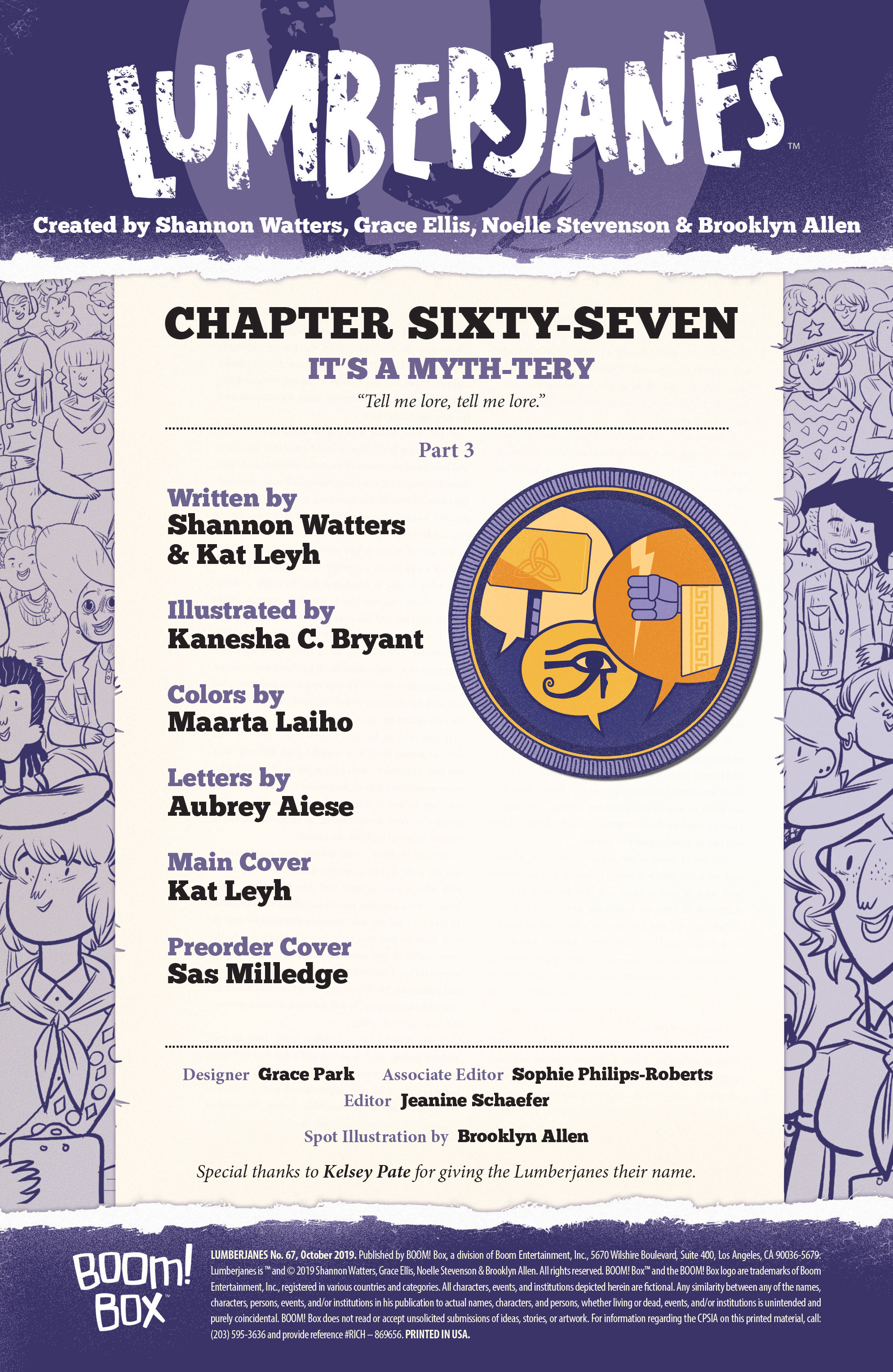 Read online Lumberjanes comic -  Issue #67 - 2