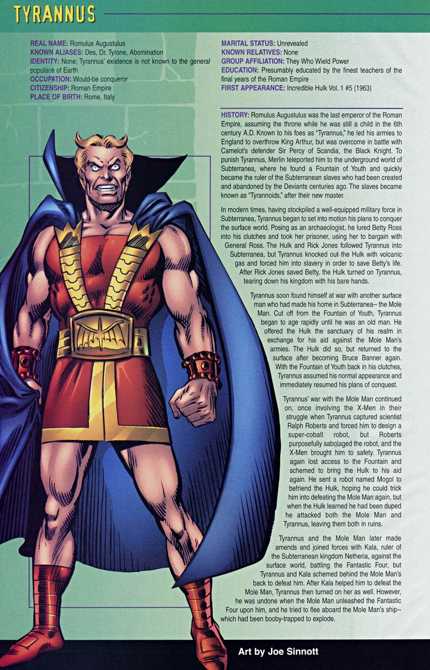The Official Handbook of the Marvel Universe: Hulk issue Full - Page 43