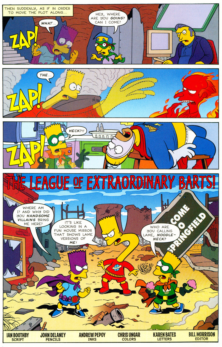 Read online Bongo Comics Presents Simpsons Super Spectacular comic -  Issue #2 - 3