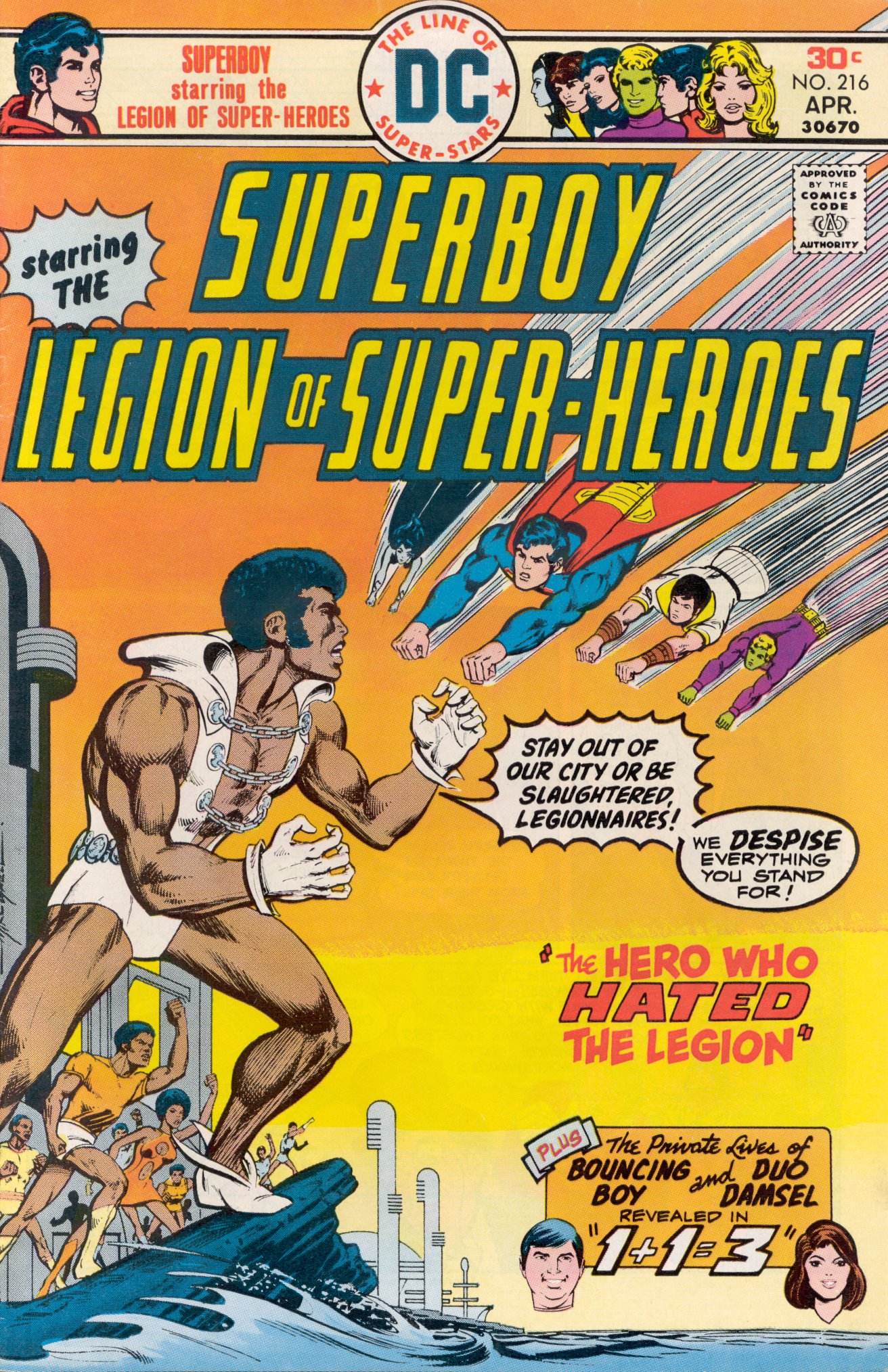 Read online Superboy (1949) comic -  Issue #216 - 1