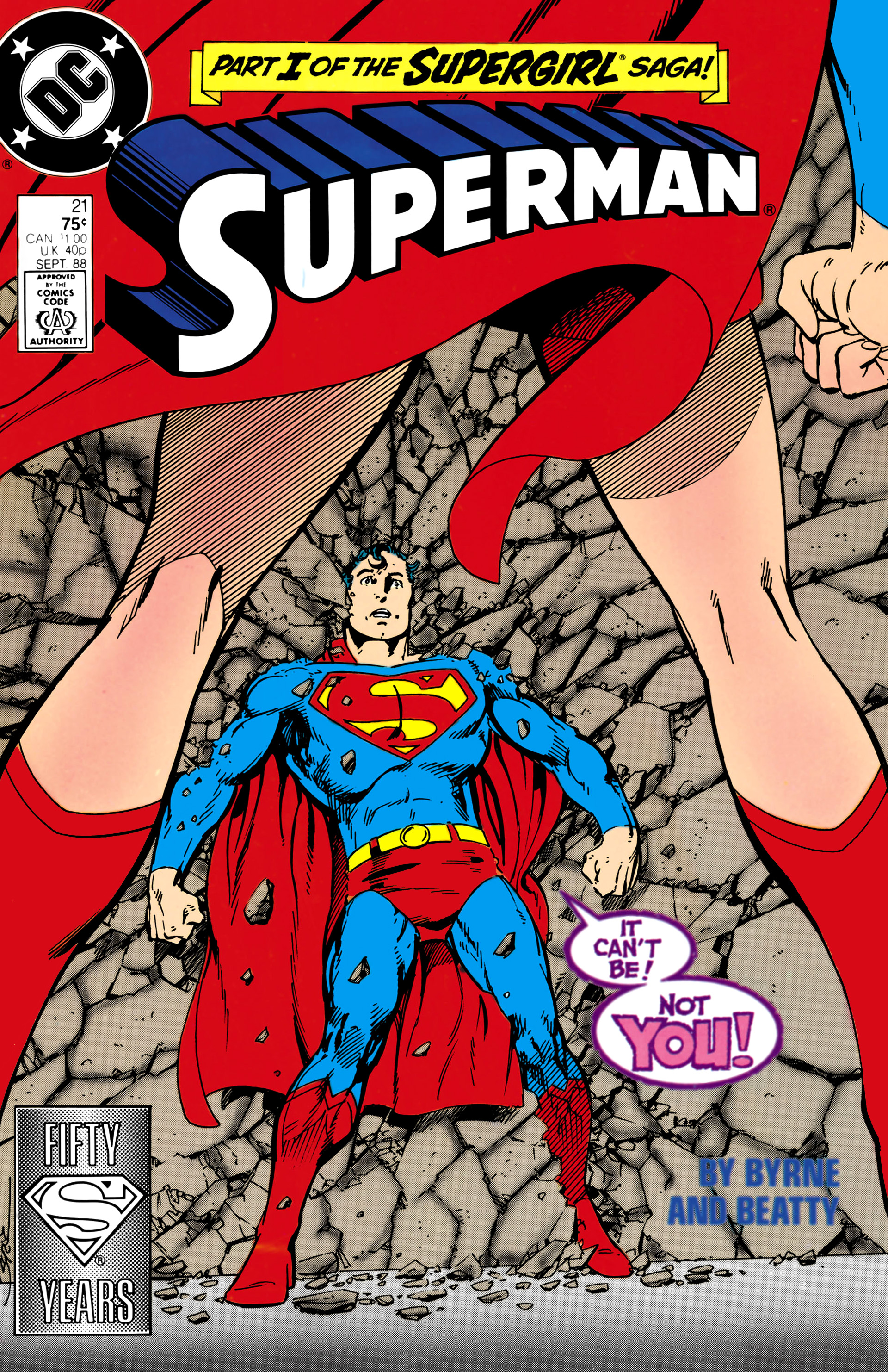 Read online Superman (1987) comic -  Issue #21 - 1