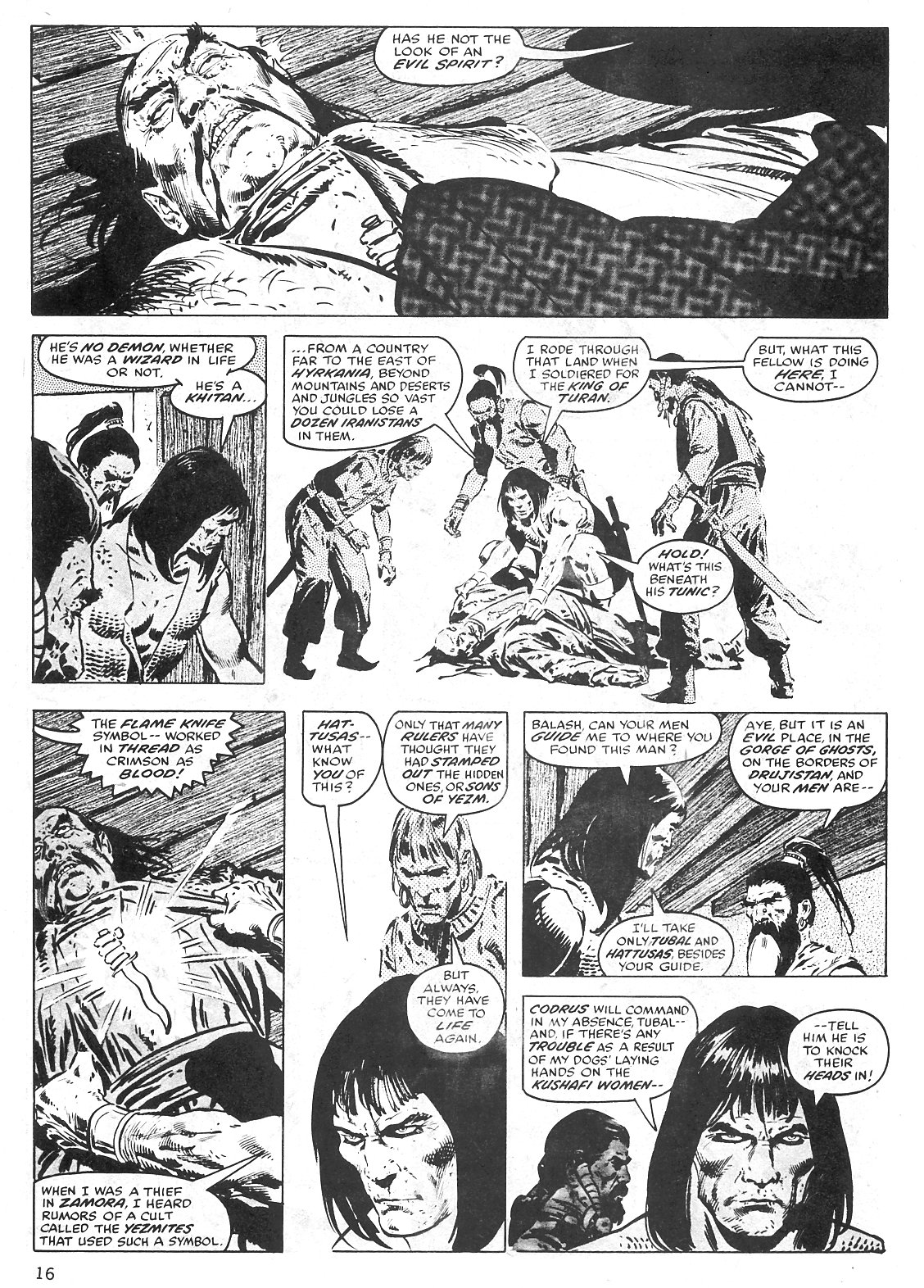 Read online The Savage Sword Of Conan comic -  Issue #31 - 16