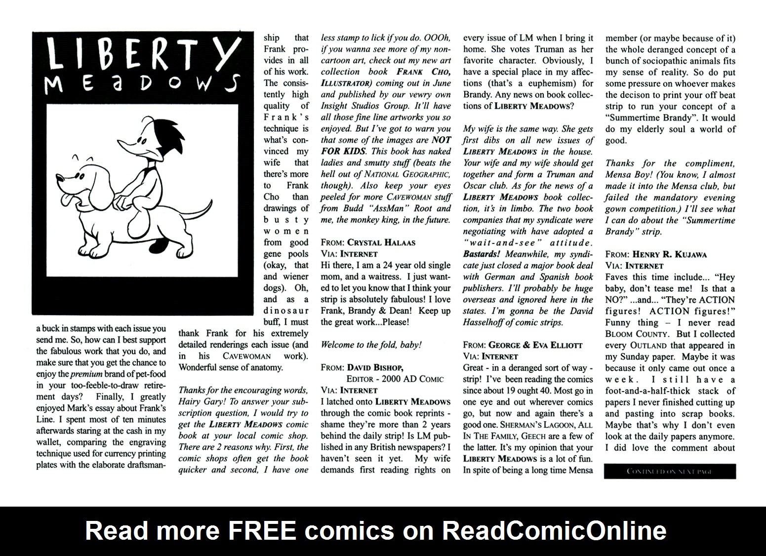 Read online Liberty Meadows comic -  Issue #8 - 31