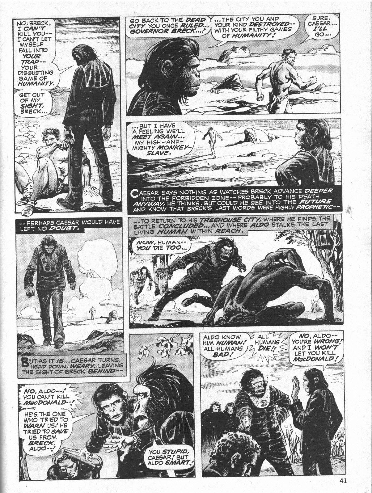 Read online Planet of the Apes comic -  Issue #22 - 42
