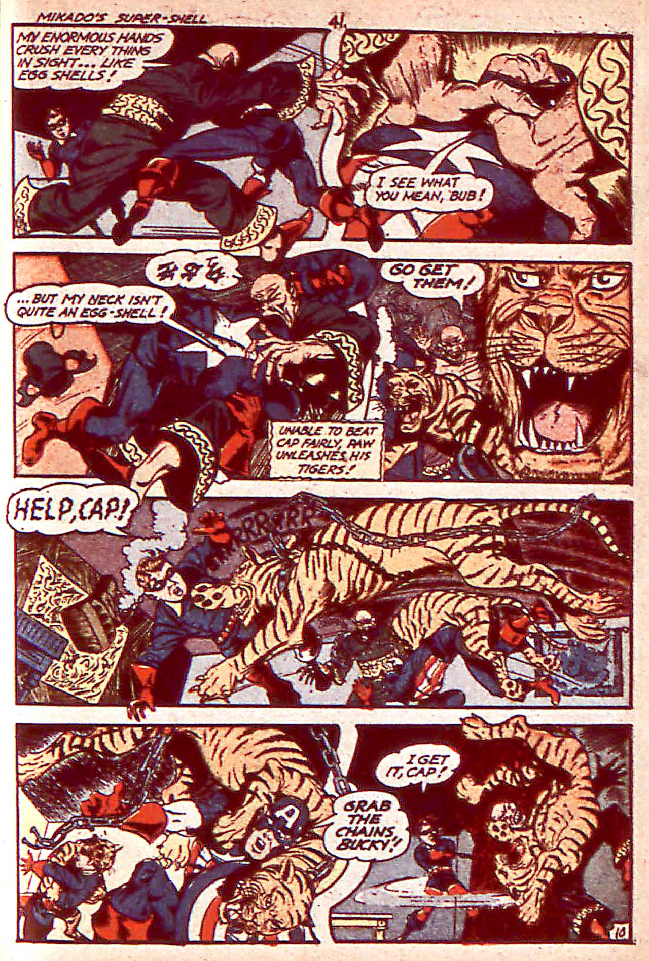 Read online Captain America Comics comic -  Issue #18 - 42