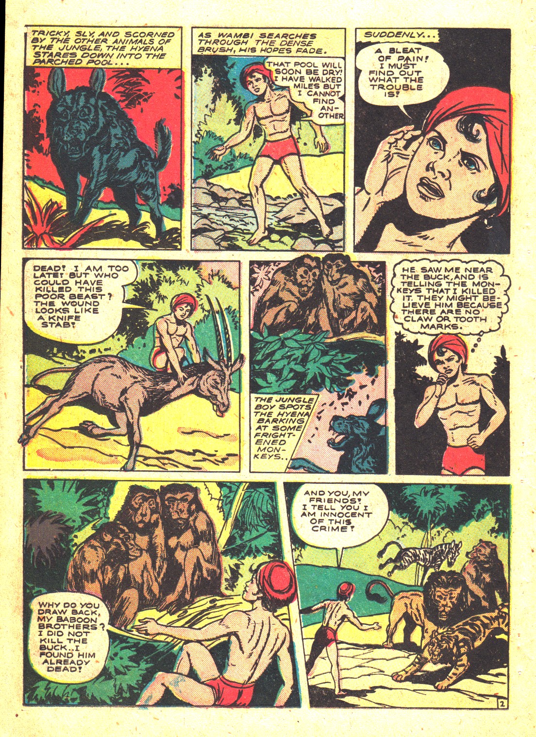 Read online Wambi Jungle Boy comic -  Issue #5 - 26