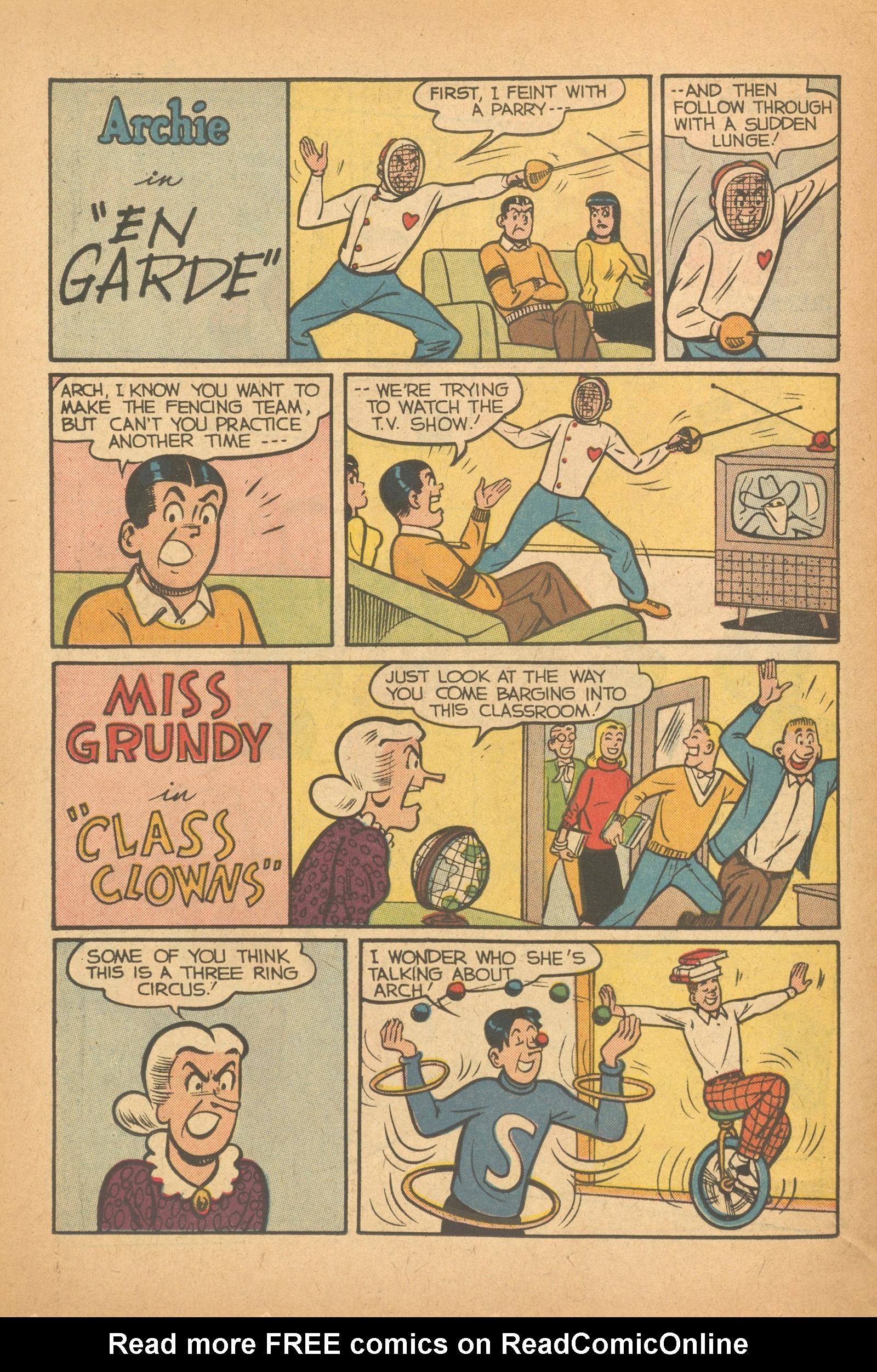 Read online Archie's Joke Book Magazine comic -  Issue #53 - 30