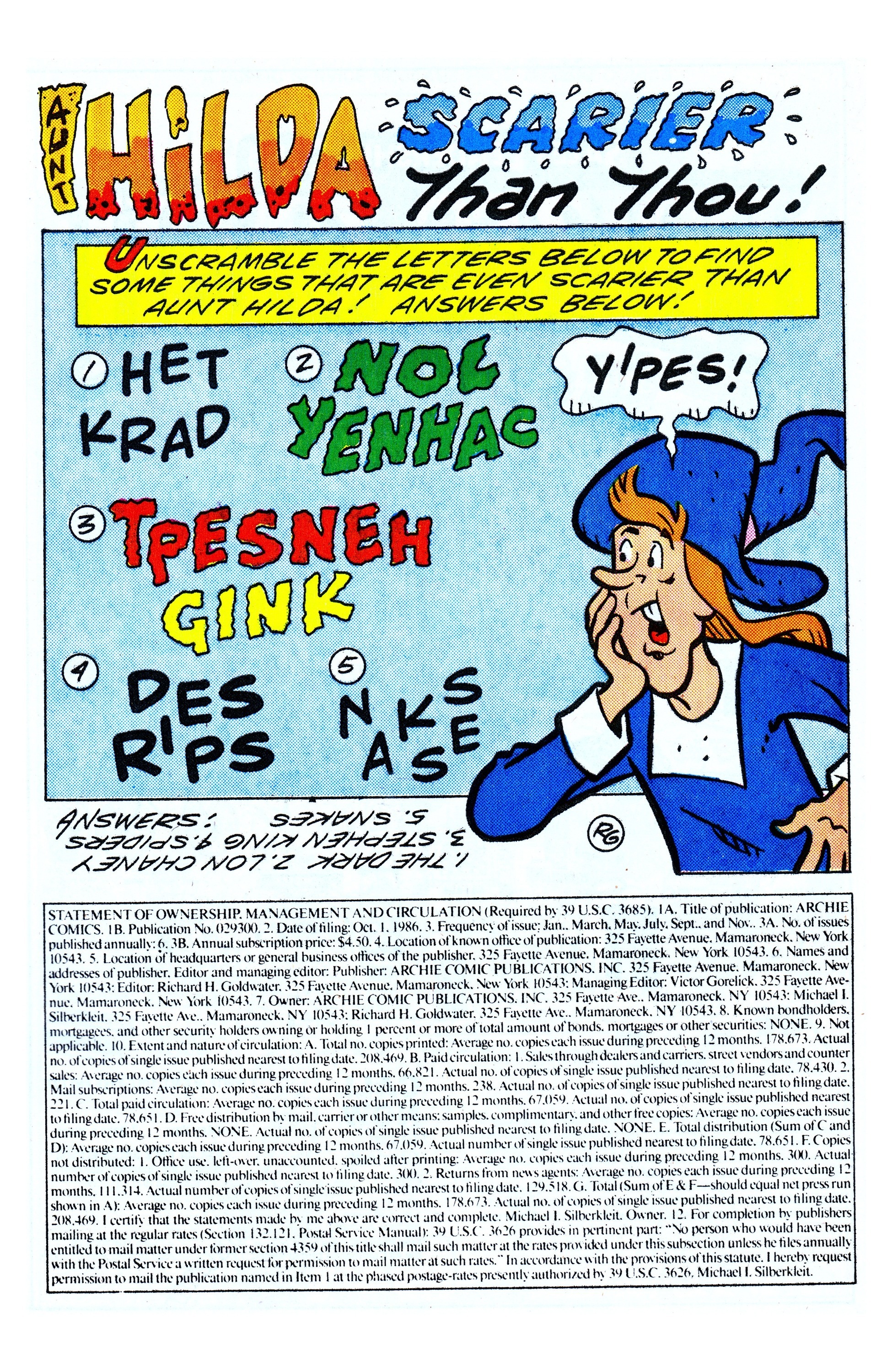 Read online Archie (1960) comic -  Issue #347 - 8