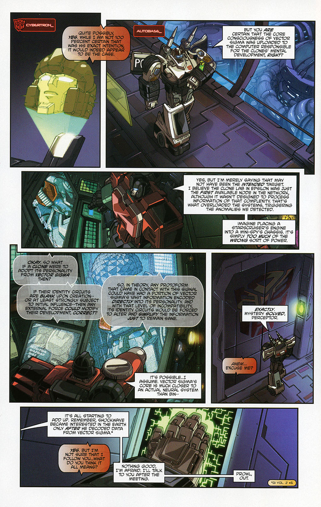 Read online Transformers: Generation 1 (2004) comic -  Issue #5 - 7