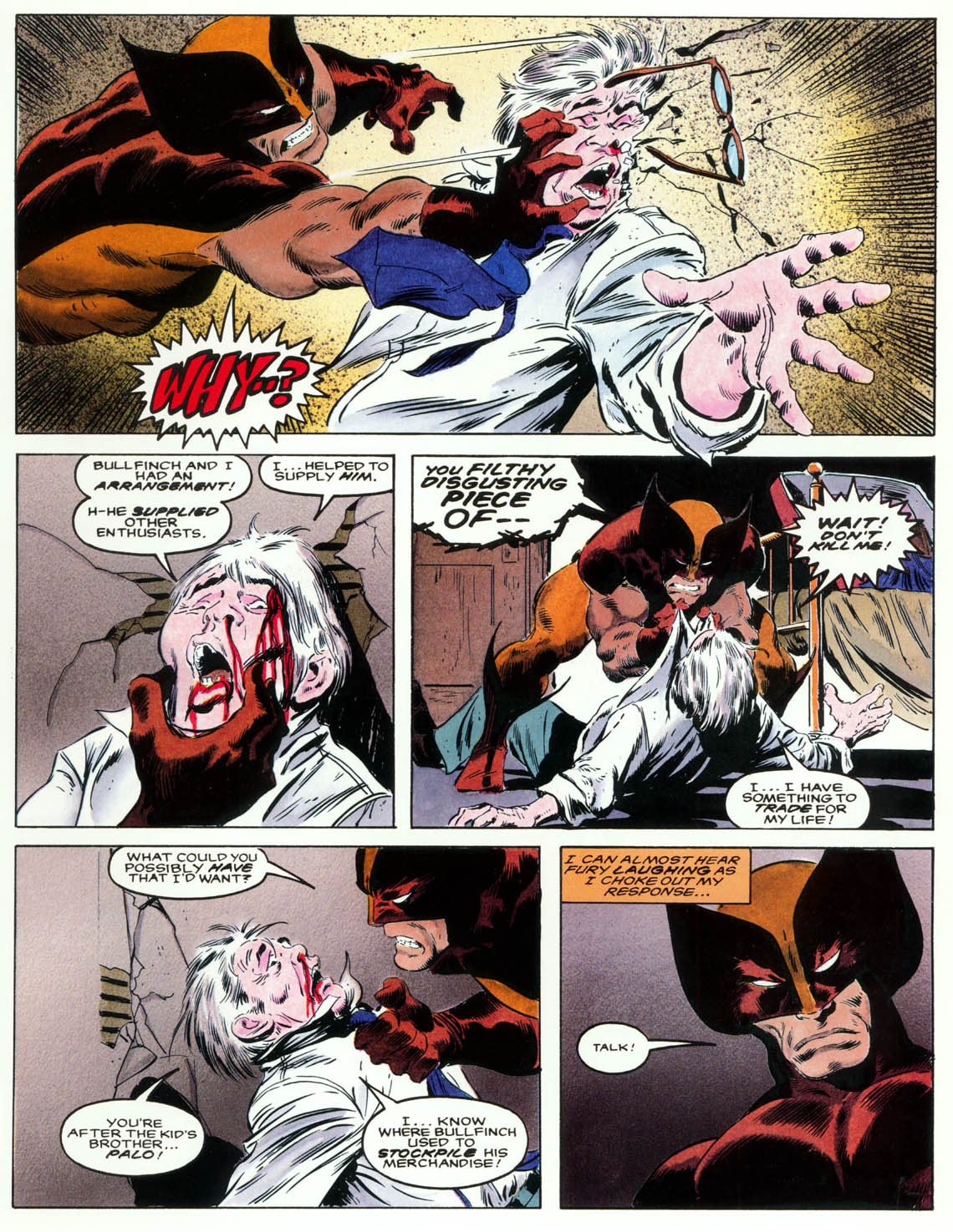 Read online Marvel Graphic Novel comic -  Issue #67 - Wolverine - Bloody Choices - 31