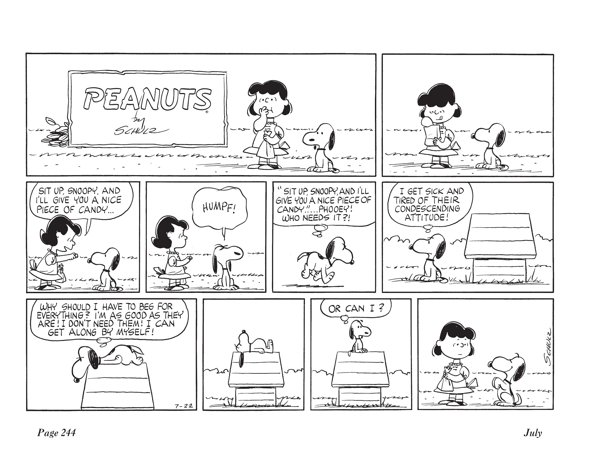 Read online The Complete Peanuts comic -  Issue # TPB 6 - 259