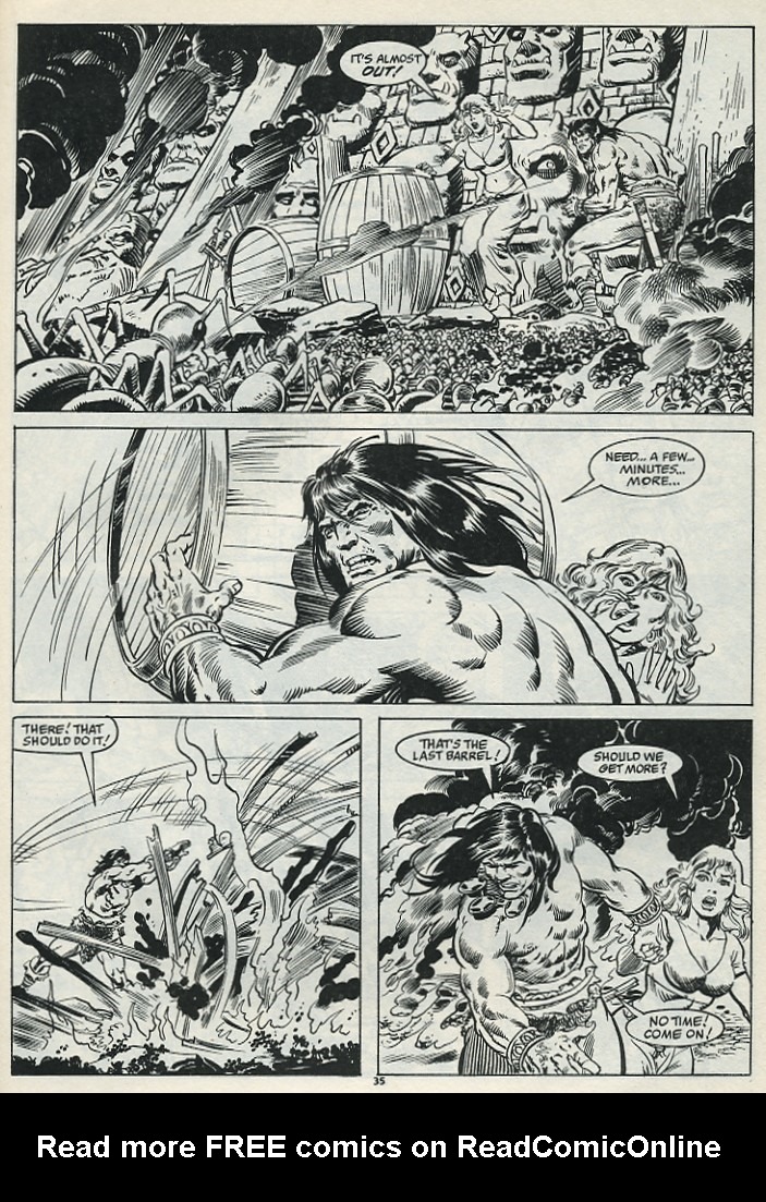 Read online The Savage Sword Of Conan comic -  Issue #182 - 37