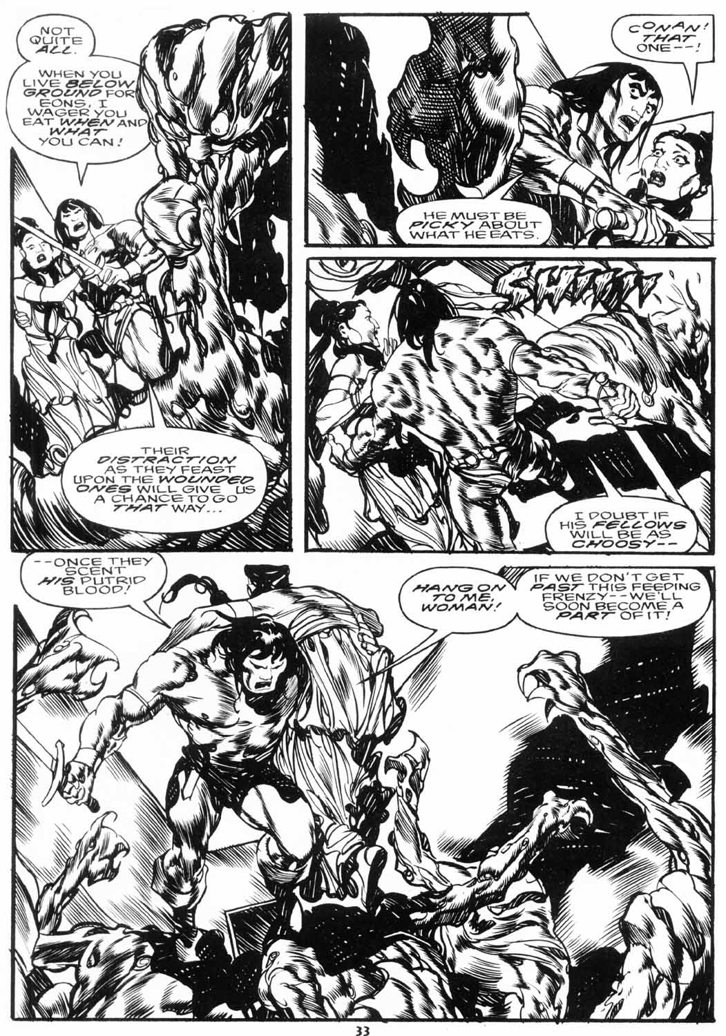 Read online The Savage Sword Of Conan comic -  Issue #224 - 35