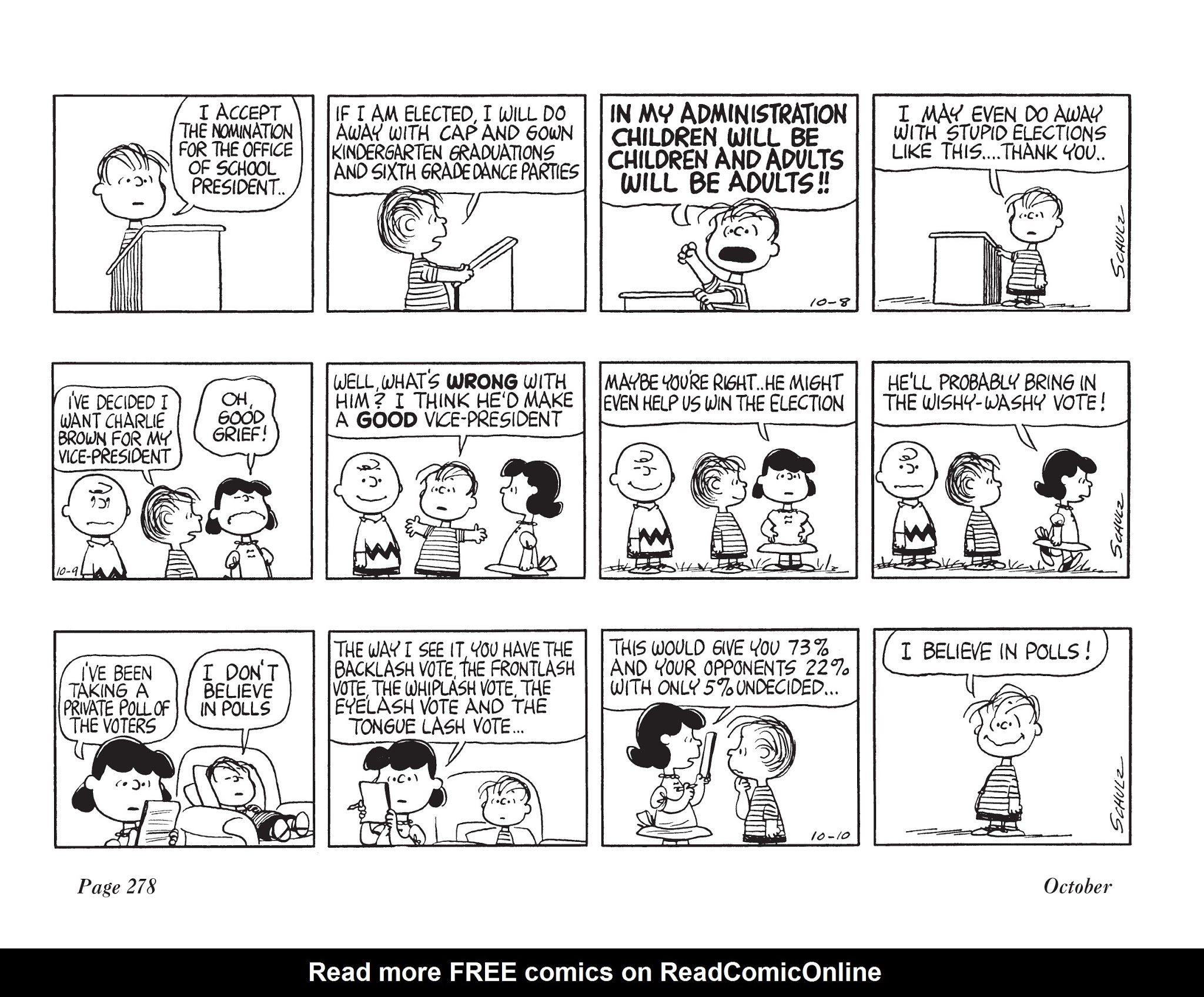 Read online The Complete Peanuts comic -  Issue # TPB 7 - 289