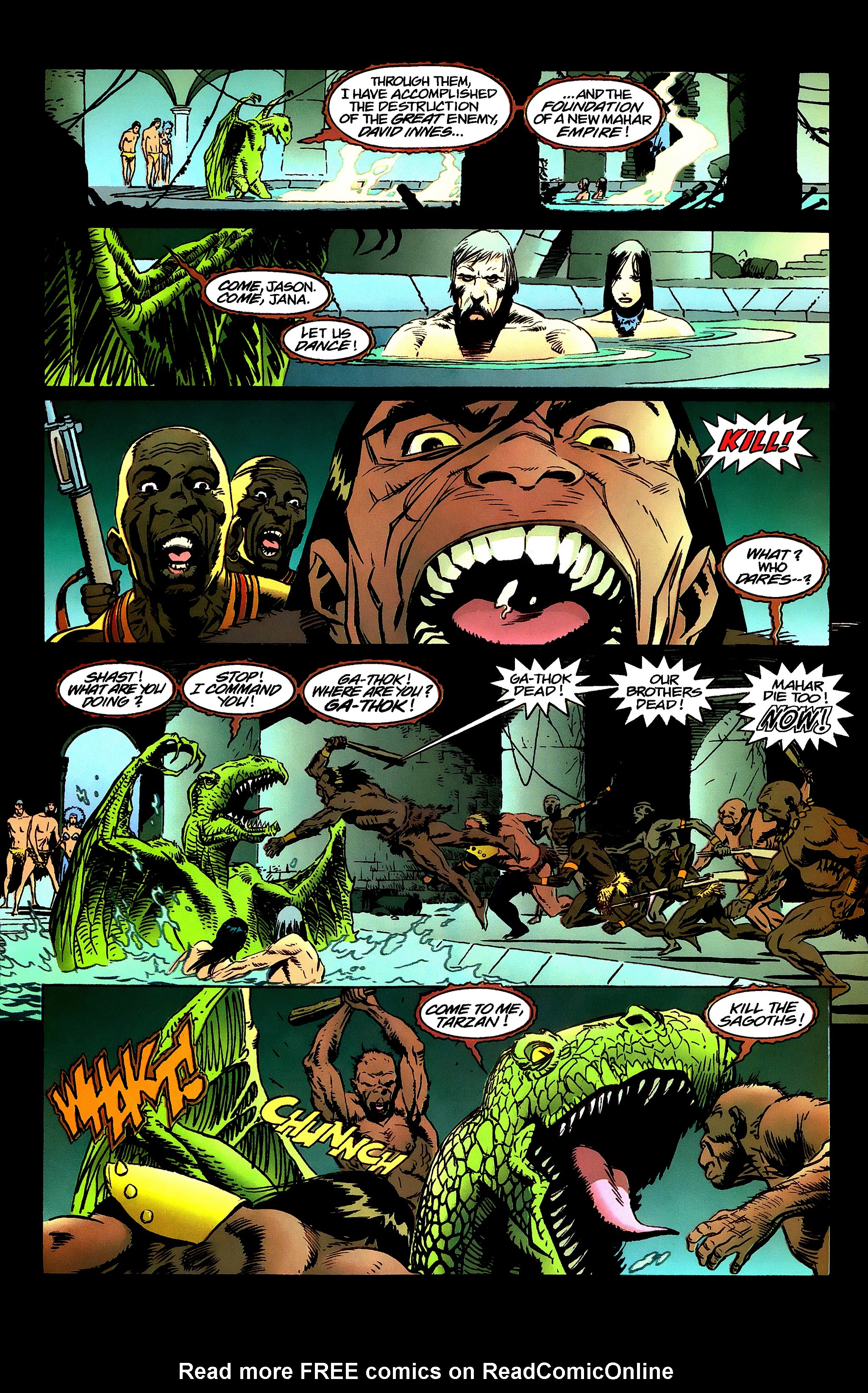 Read online Tarzan vs. Predator at the Earth's Core comic -  Issue #4 - 9