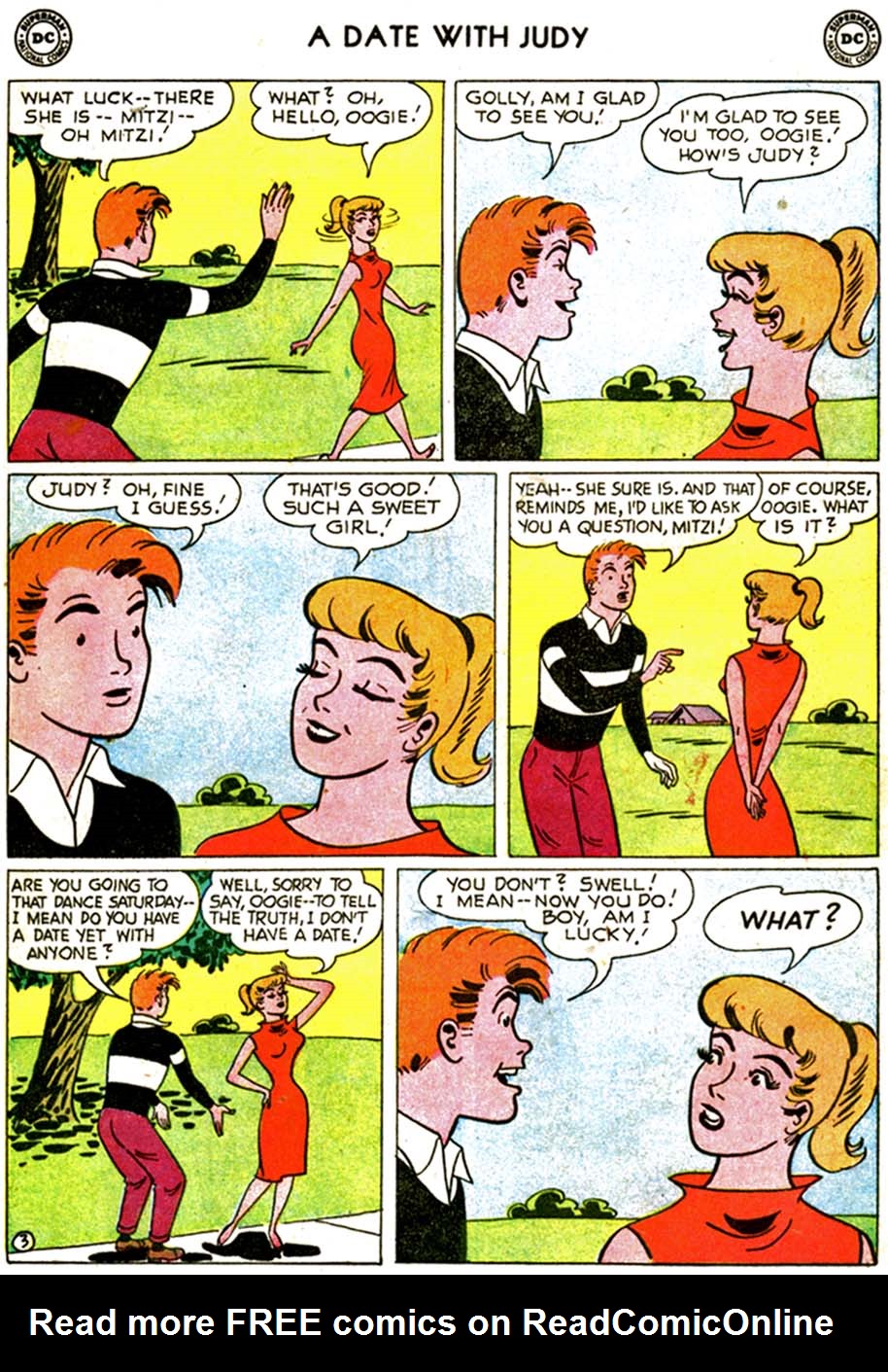 Read online A Date with Judy comic -  Issue #67 - 5