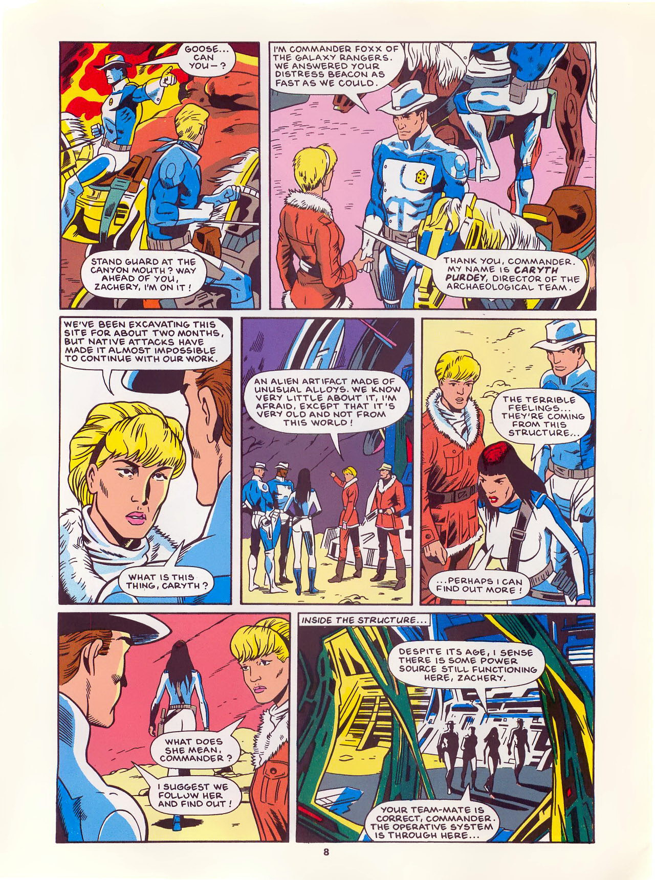 Read online Adventures of the Galaxy Rangers comic -  Issue #3 - 8