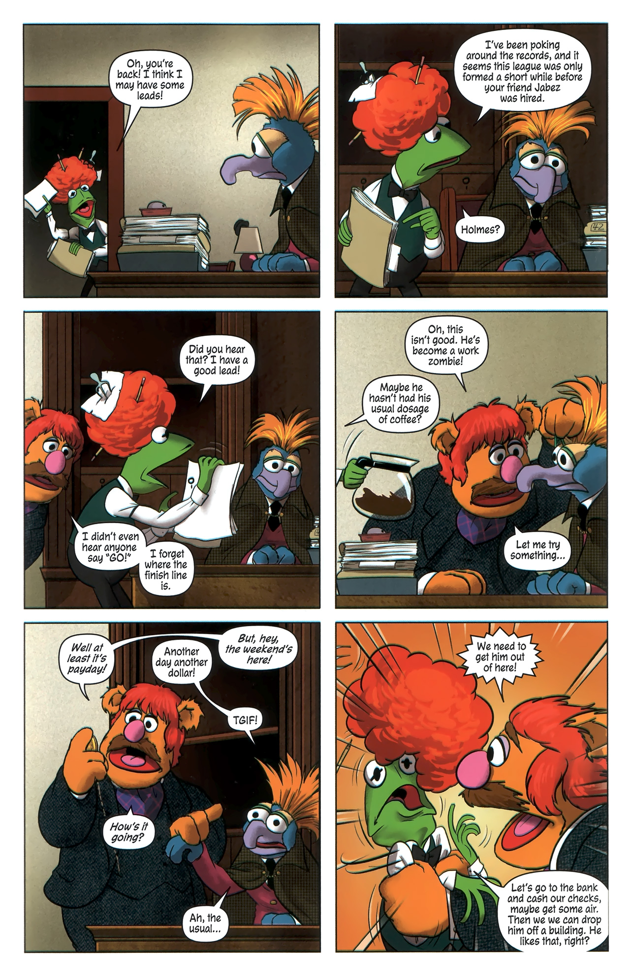 Read online Muppet Sherlock Holmes comic -  Issue #3 - 17
