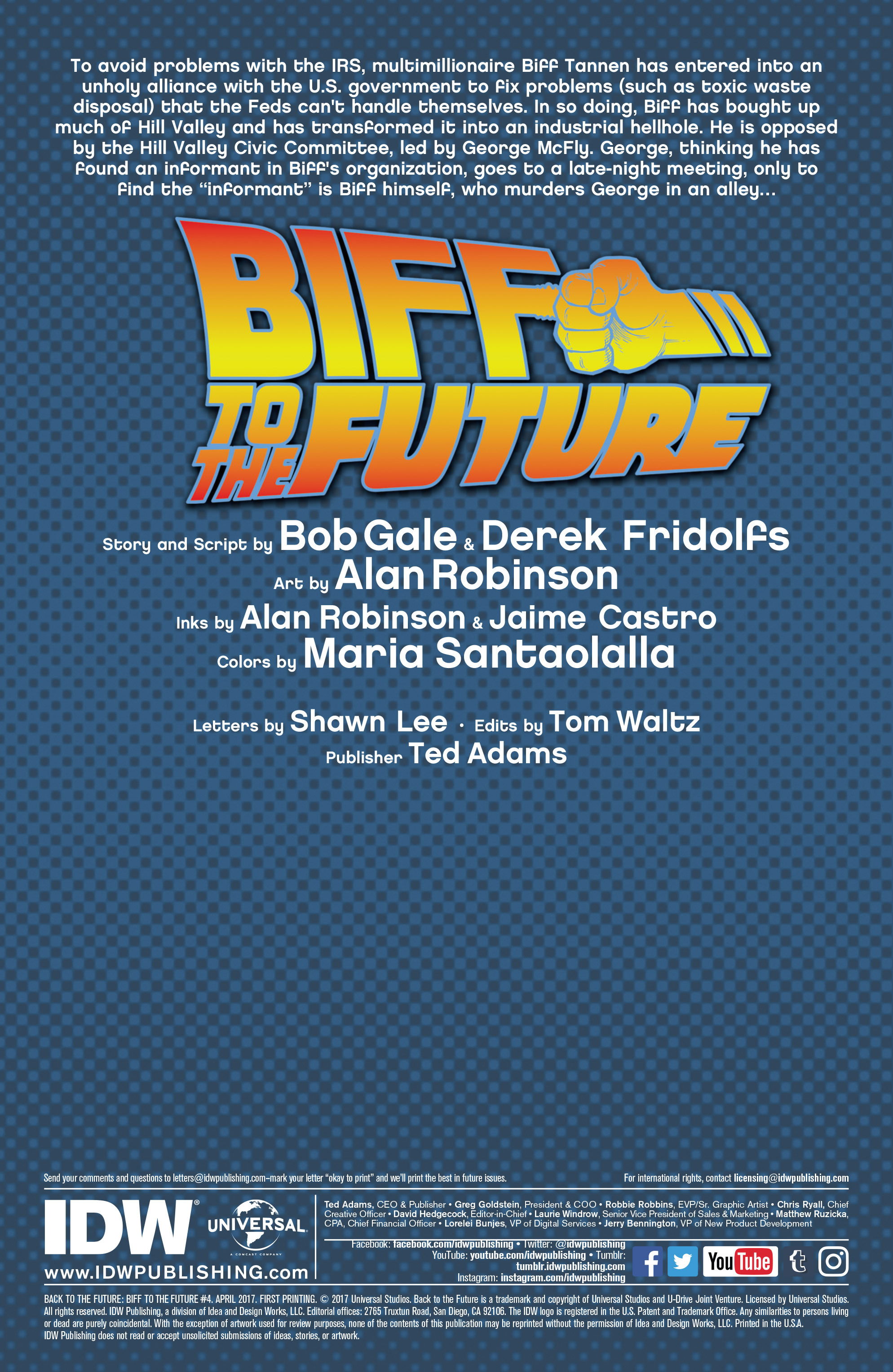 Read online Back to the Future: Biff to the Future comic -  Issue #4 - 2