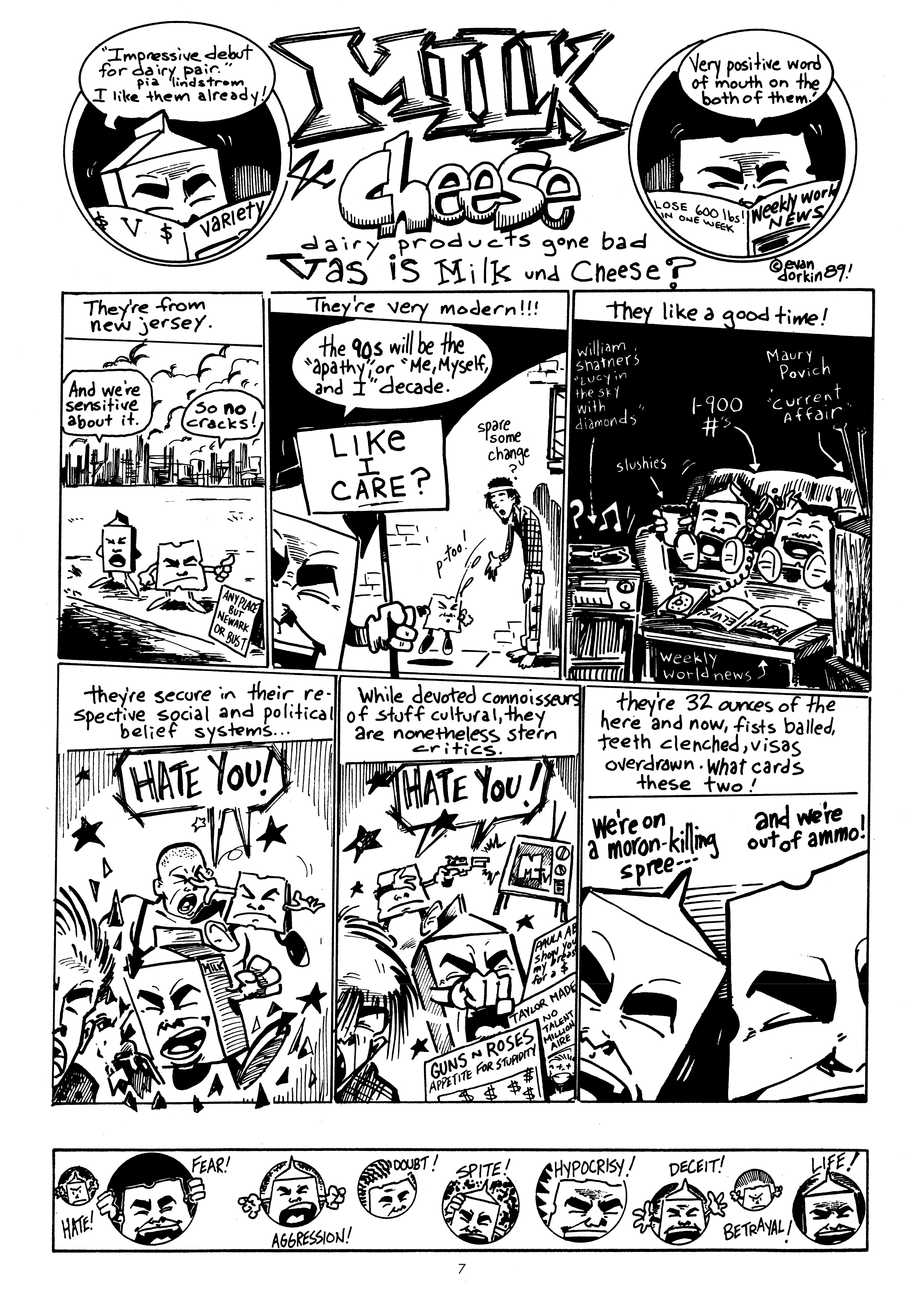 Read online Milk And Cheese: Dairy Products Gone Bad! comic -  Issue # Full - 9