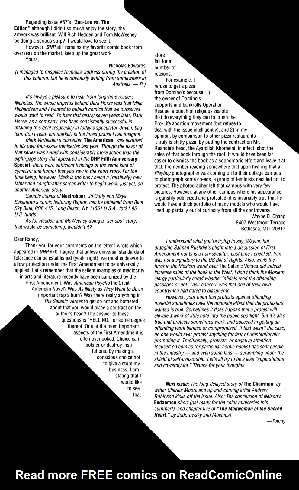 Read online Dark Horse Presents (1986) comic -  Issue #73 - 22