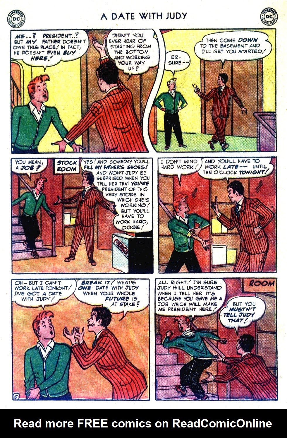 Read online A Date with Judy comic -  Issue #27 - 7