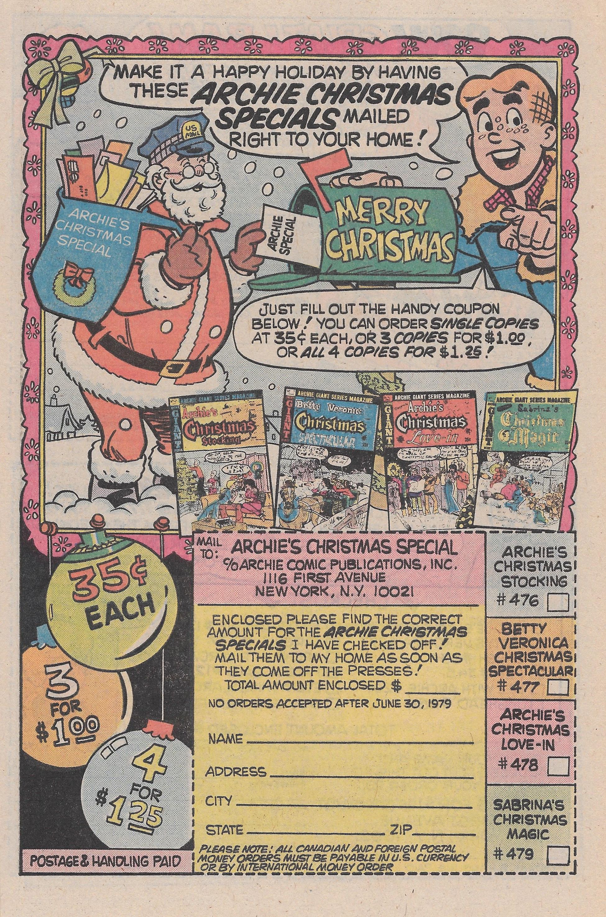 Read online Archie's TV Laugh-Out comic -  Issue #63 - 28