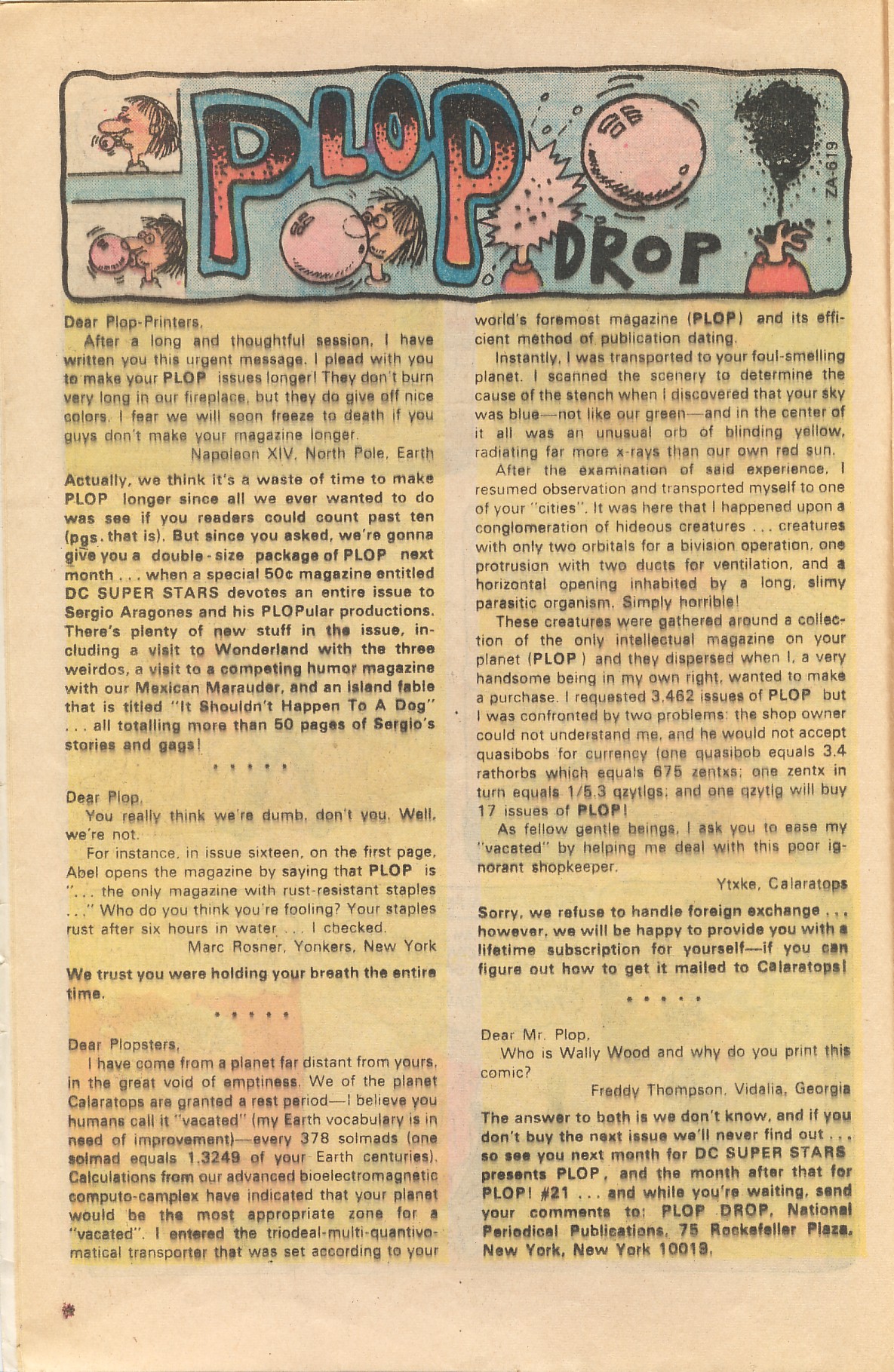 Read online Plop! comic -  Issue #20 - 12