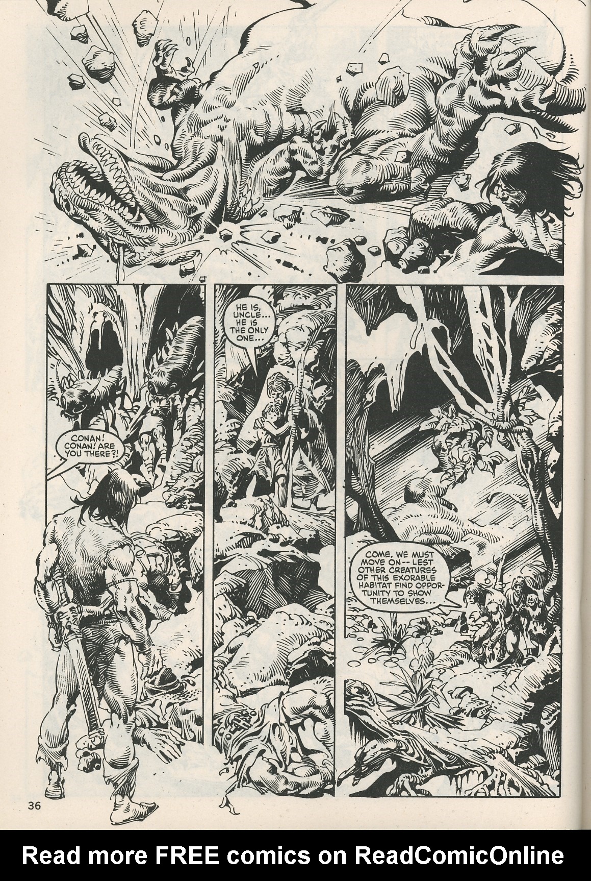Read online The Savage Sword Of Conan comic -  Issue #114 - 36