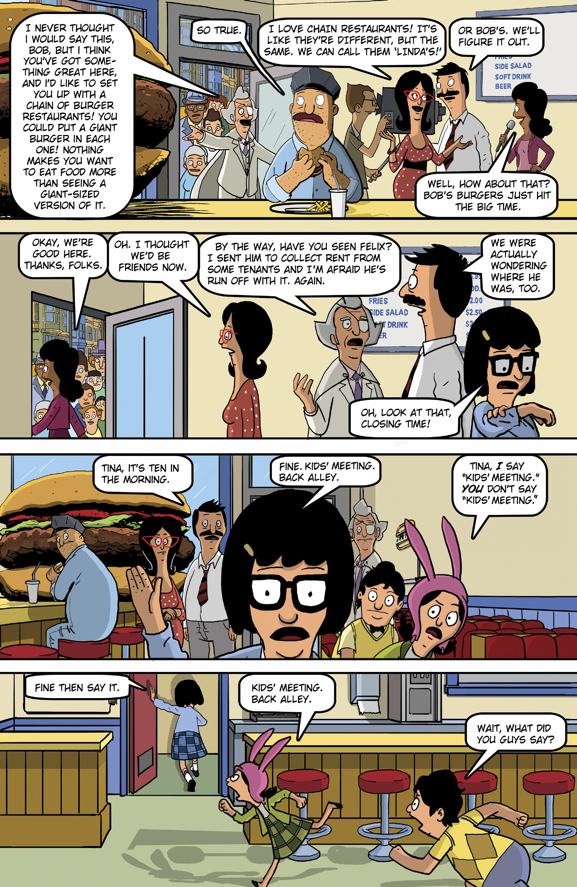 Read online Bob's Burgers (2015) comic -  Issue #16 - 19