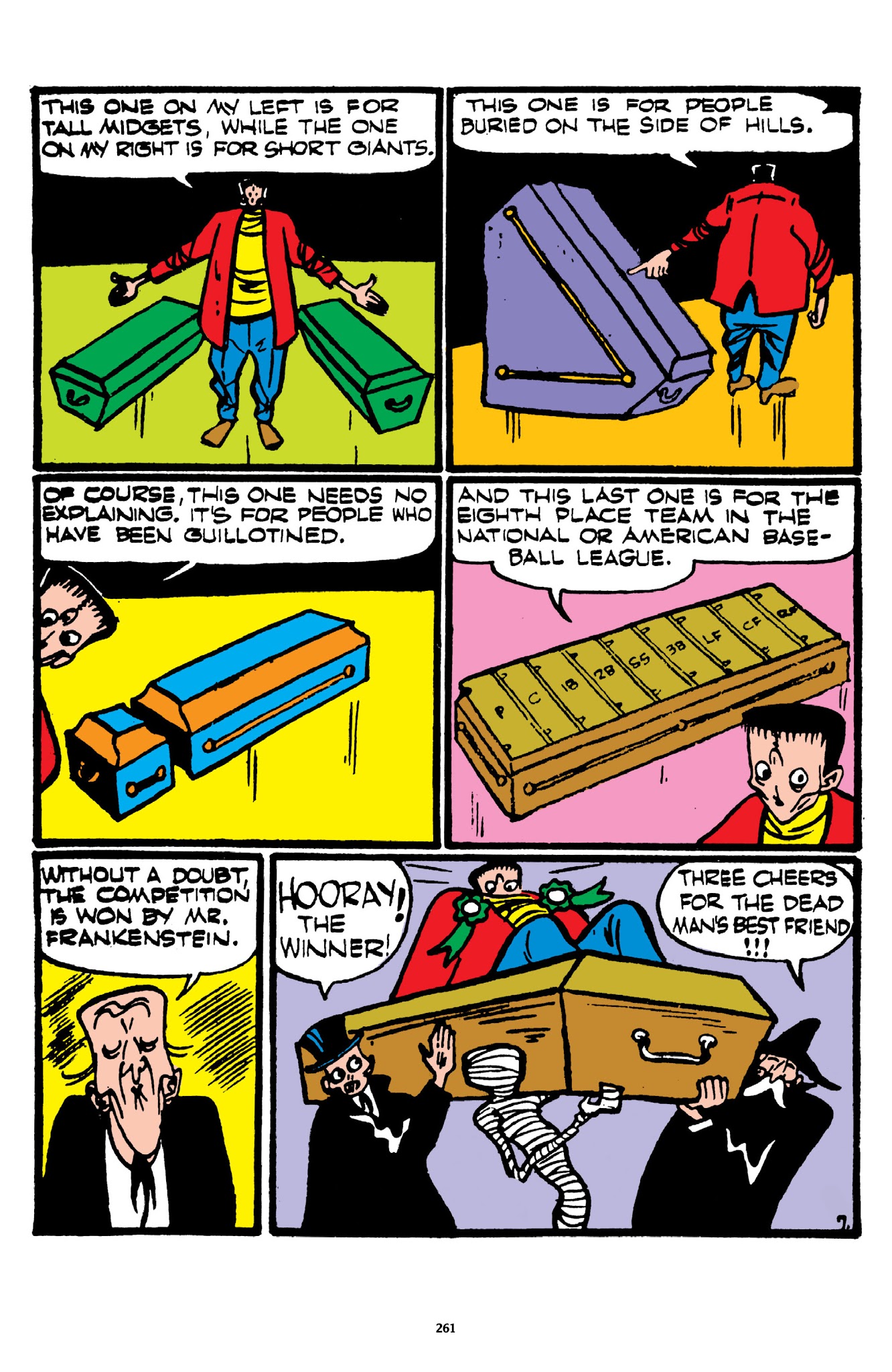 Read online Frankenstein: The Mad Science of Dick Briefer comic -  Issue # TPB - 256